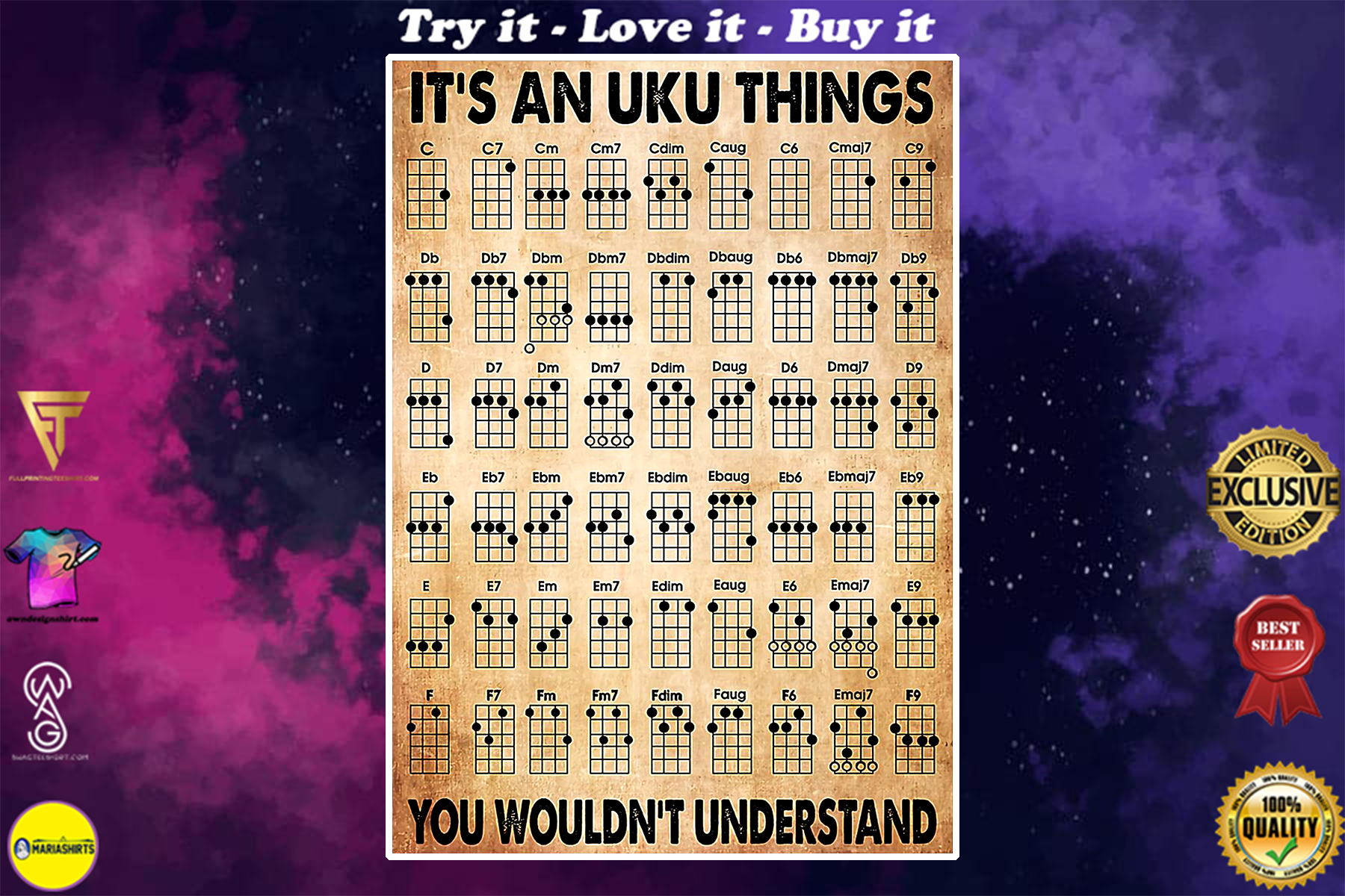 vintage its an uku things you wouldnt understand poster