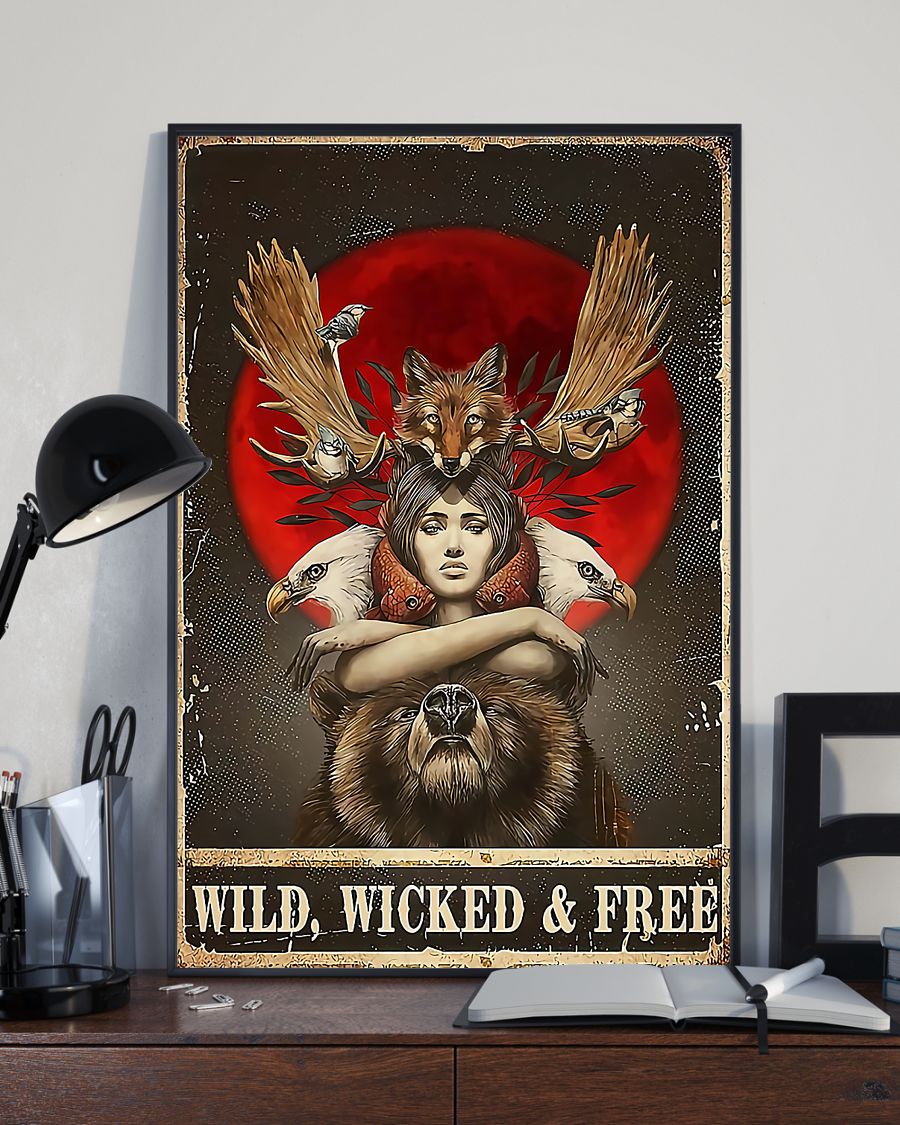 vintage wild wicked free poster 3