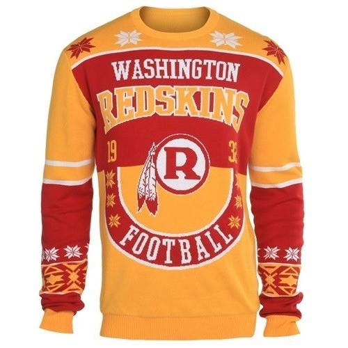 washington redskins holiday ugly christmas sweater 2