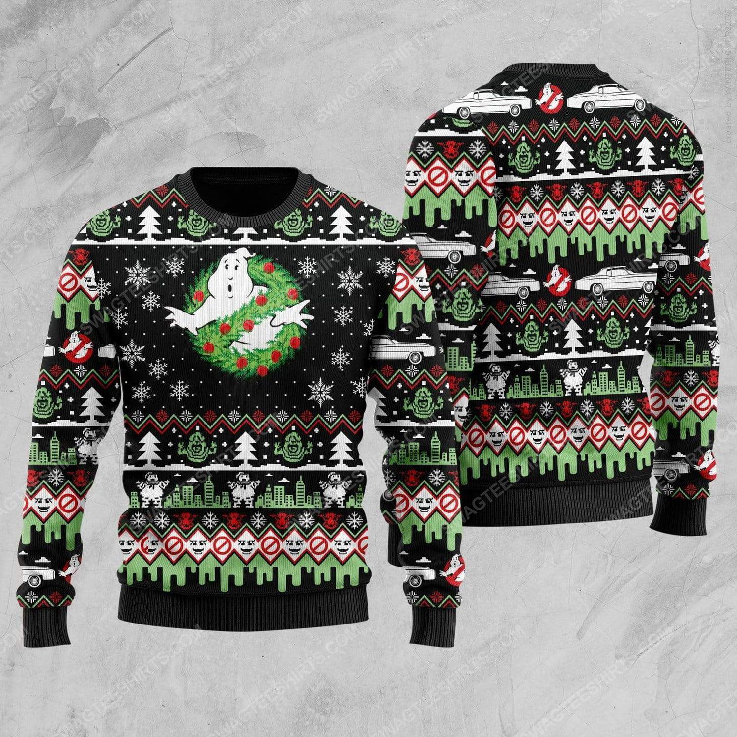 Ghostbusters movie all over print ugly christmas sweater 2 - Copy