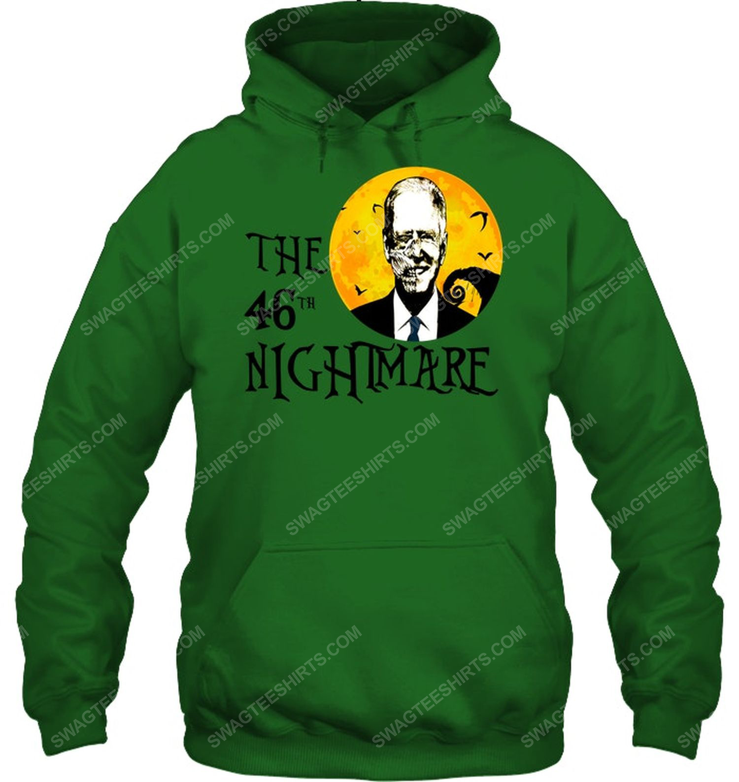 Joe biden the 46th nightmare halloween political hoodie