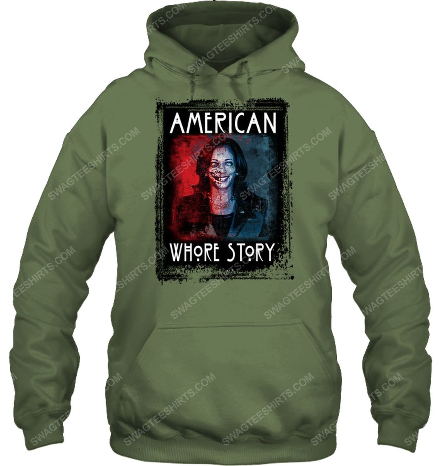 Kamala harris american whore story american horror story political hoodie