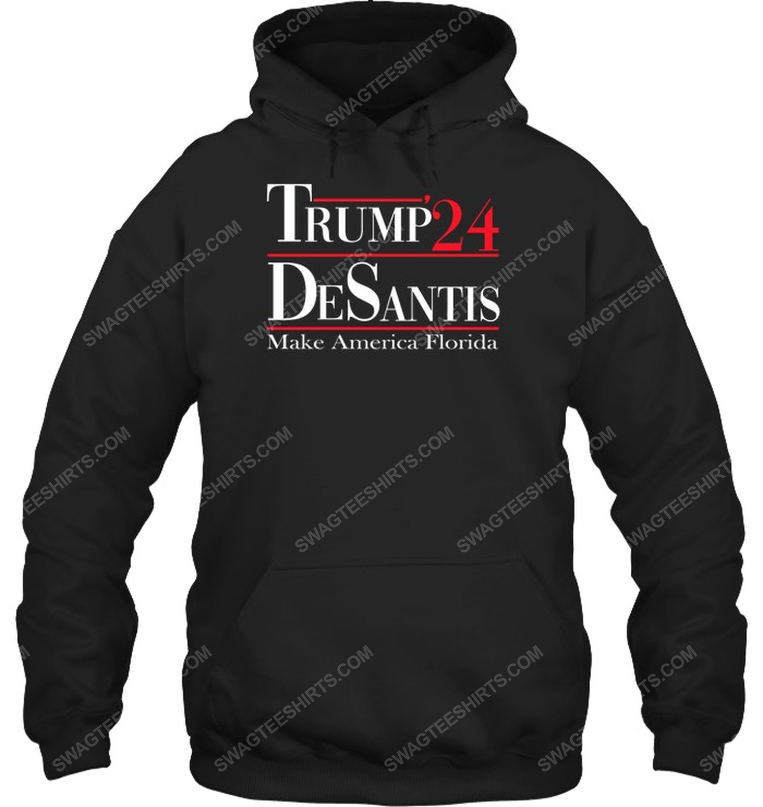 Trump 24 desantis make america florida political hoodie