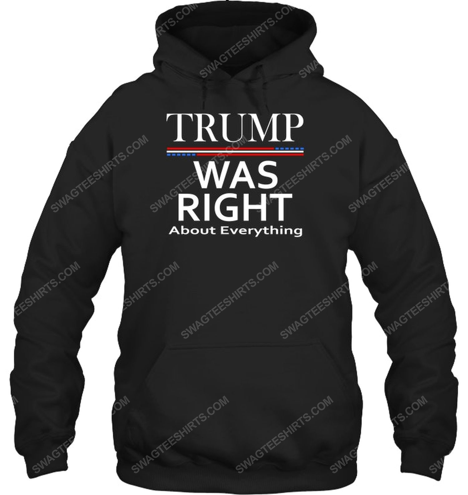 Trump was right about everything political hoodie