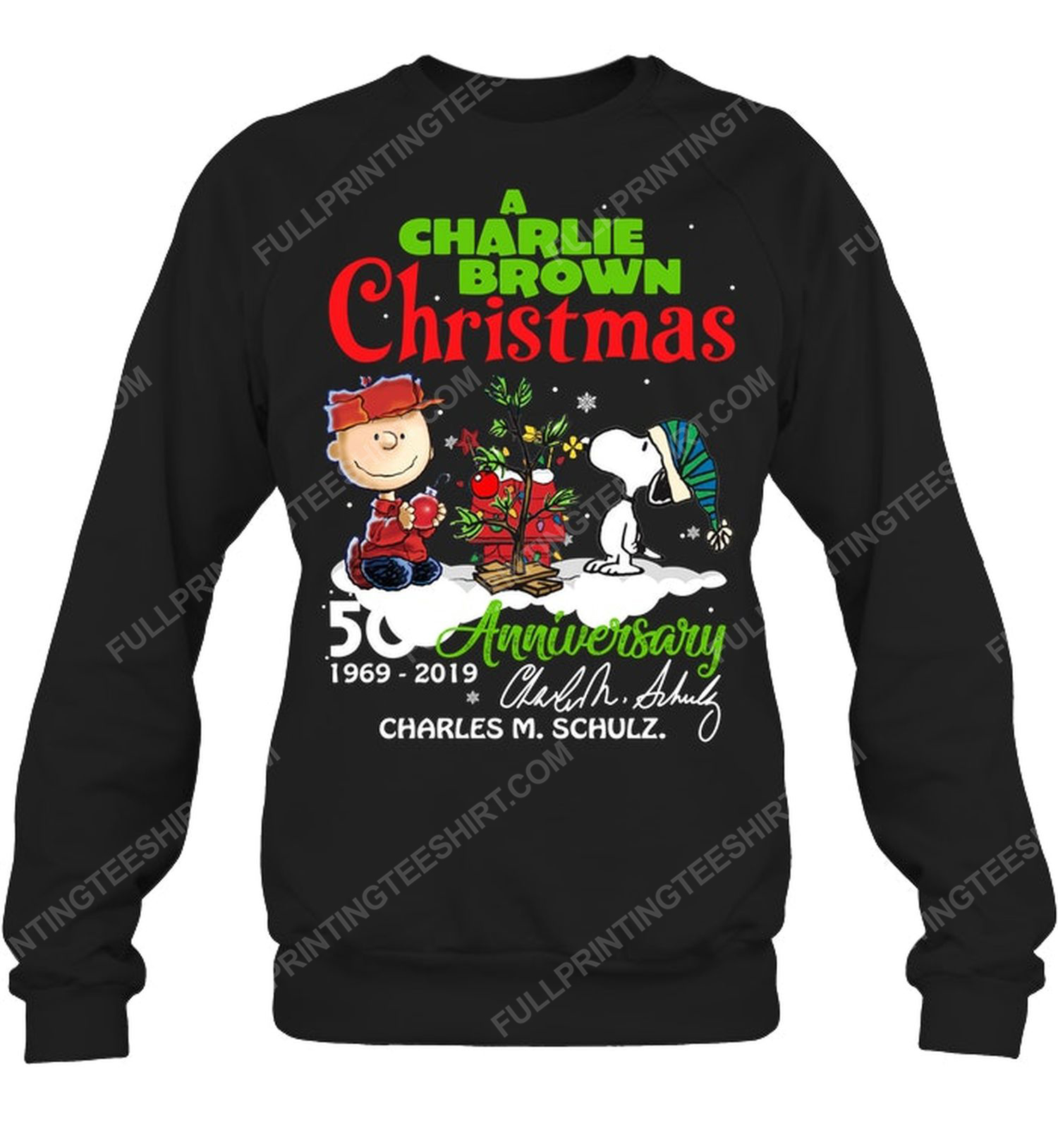 50th anniversary a charlie brown christmas sweatshirt