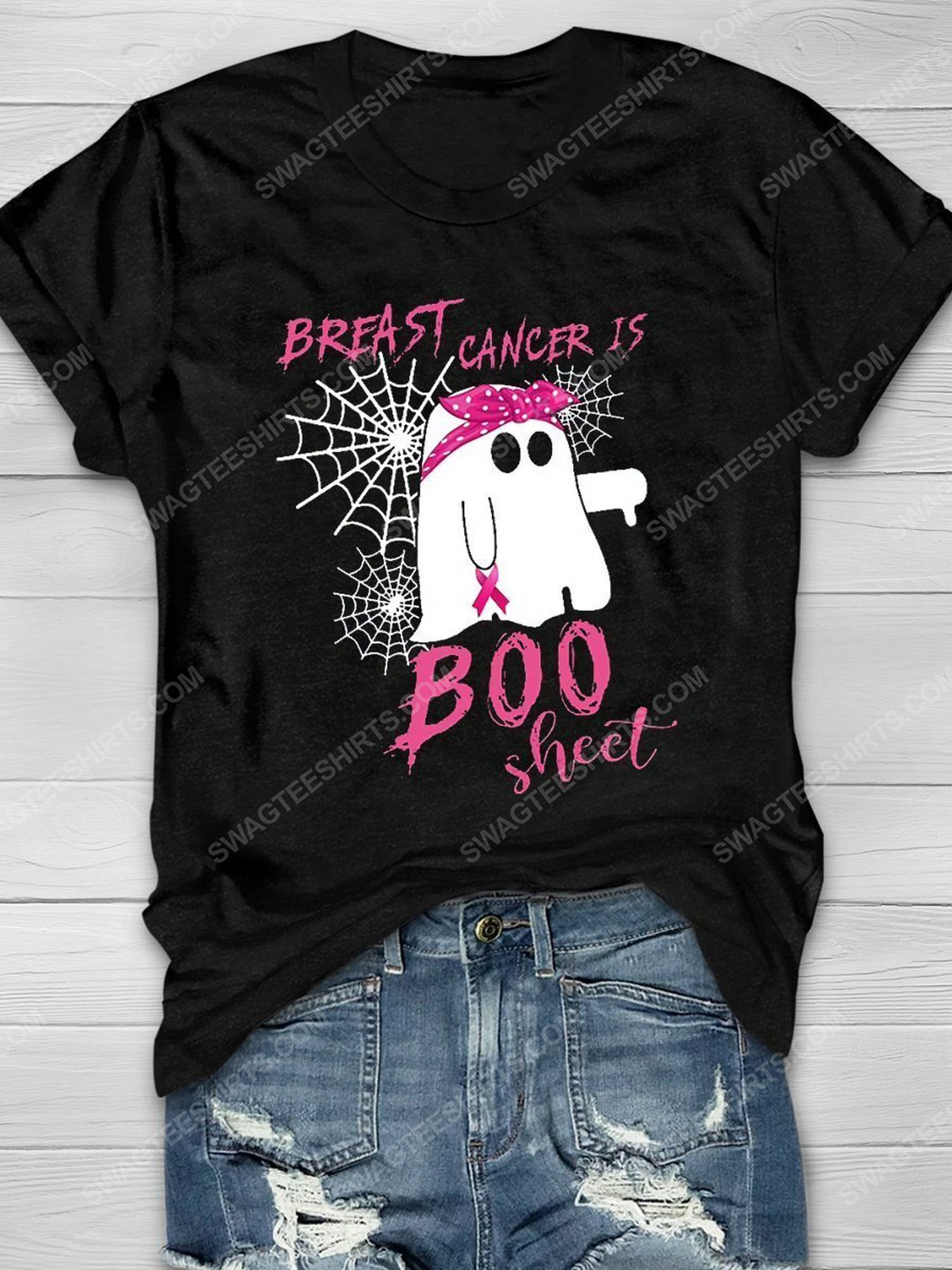 Breast cancer is boo sheet halloween night shirt