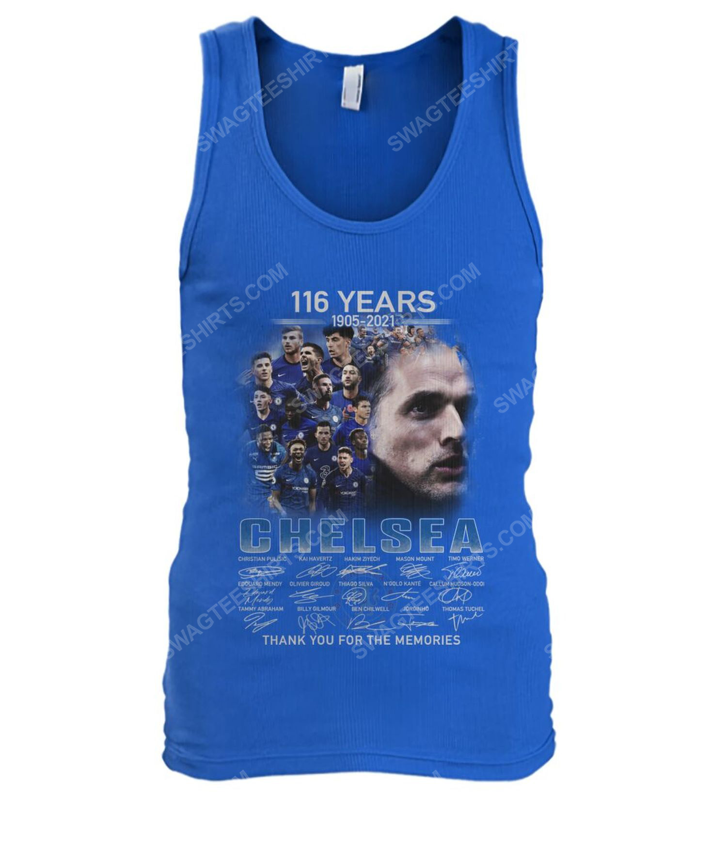 Chelsea fc thank you for the memories tank top