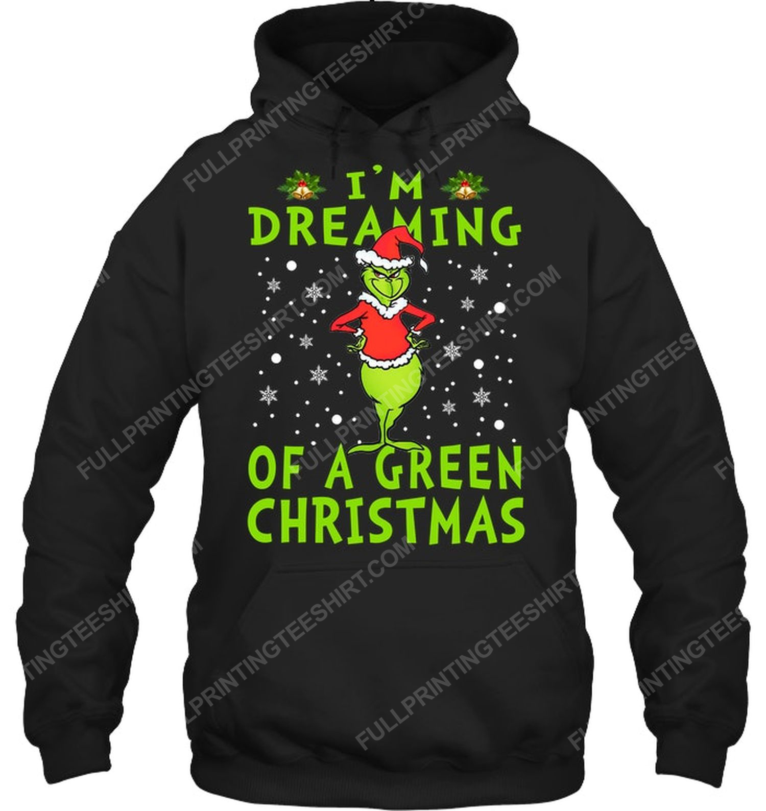 Christmas time i'm dreaming of a green christmas hoodie