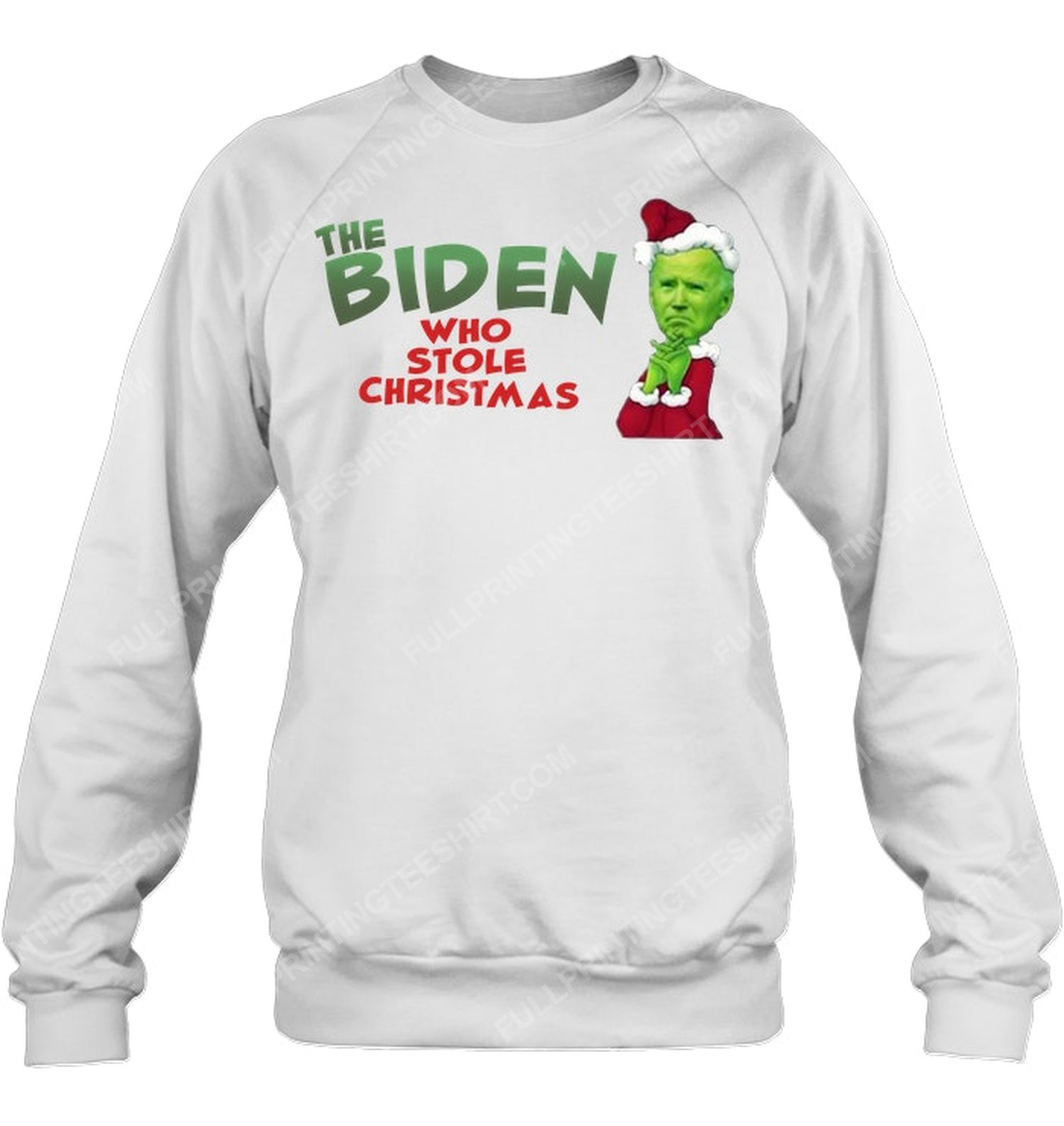 Christmas time the biden who stole christmas sweatshirt