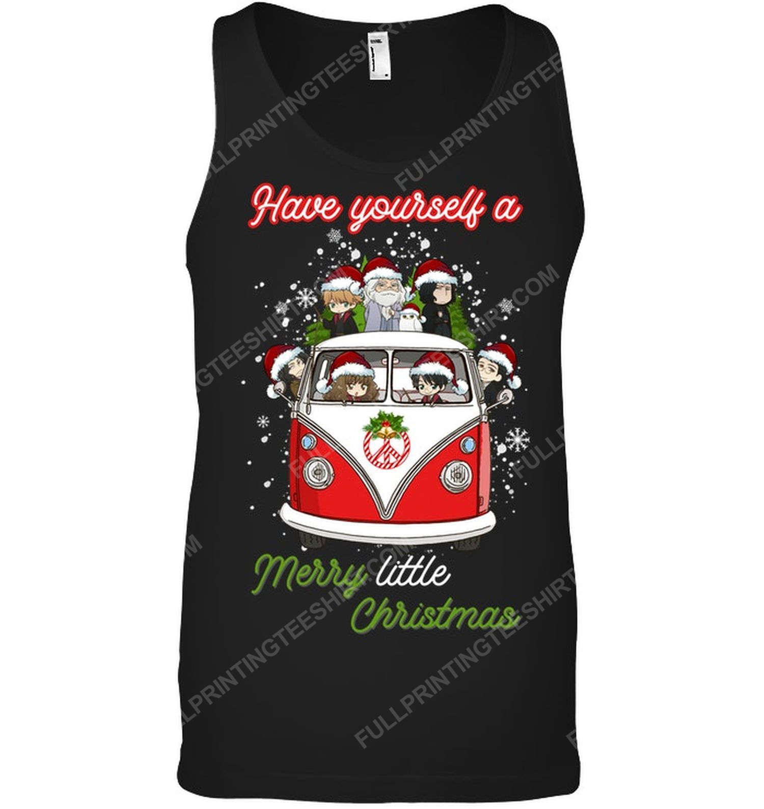 Harry potter characters have yourself a merry little christmas tank top