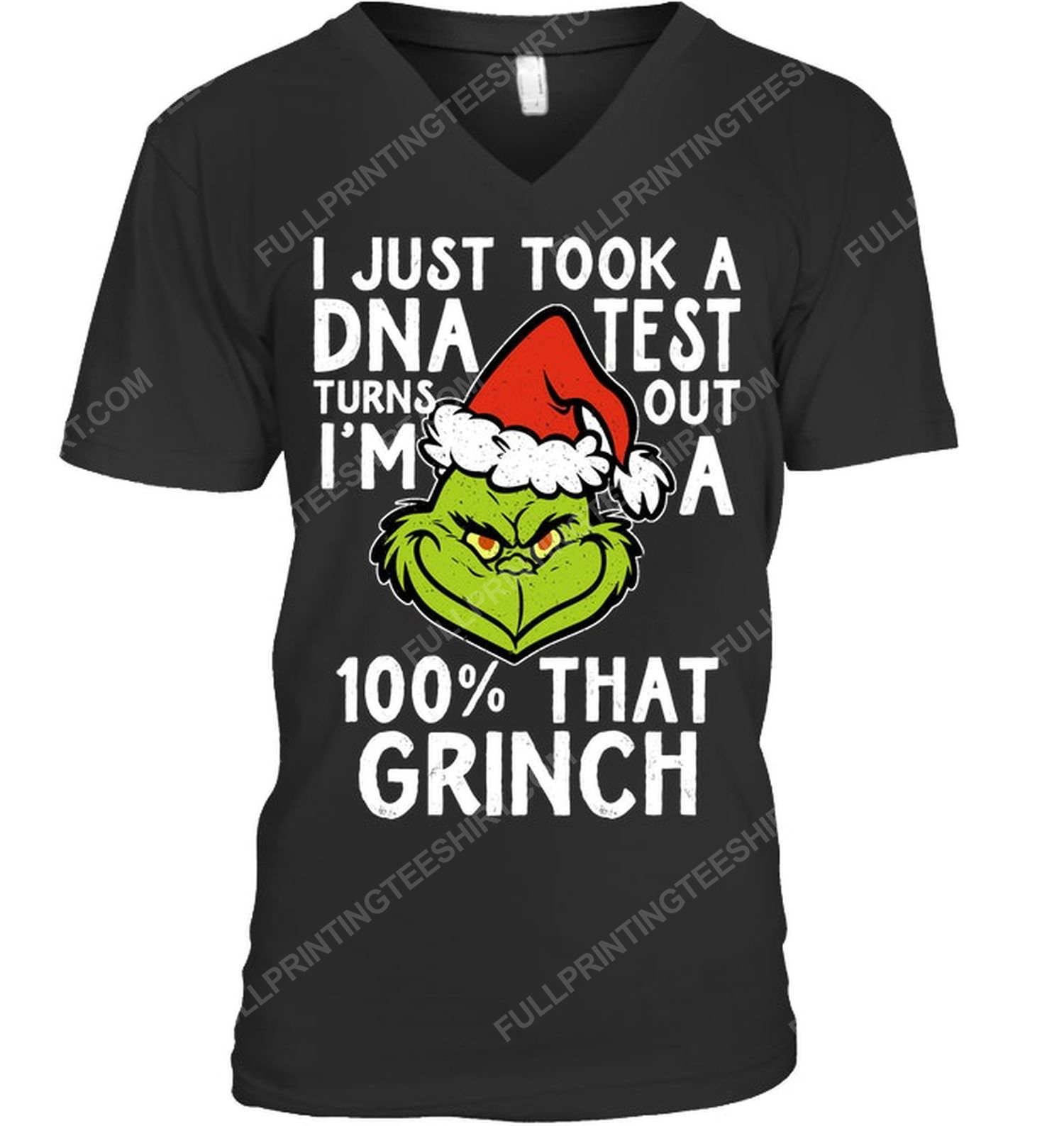 I just took a dna test turns out i'm 100 that grinch v-neck