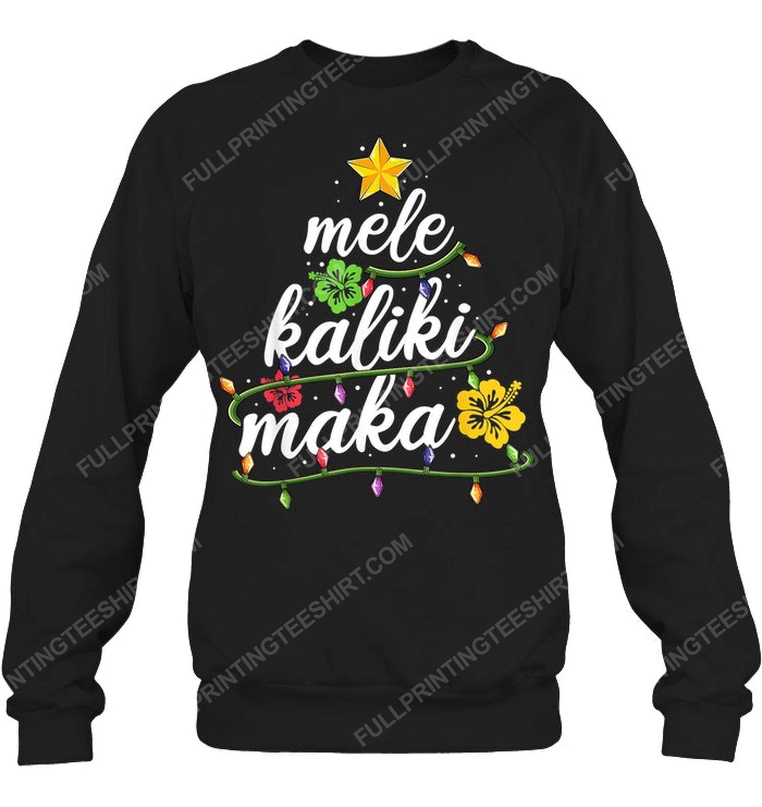 Mele kalikimaka hawaiian christmas vacation sweatshirt