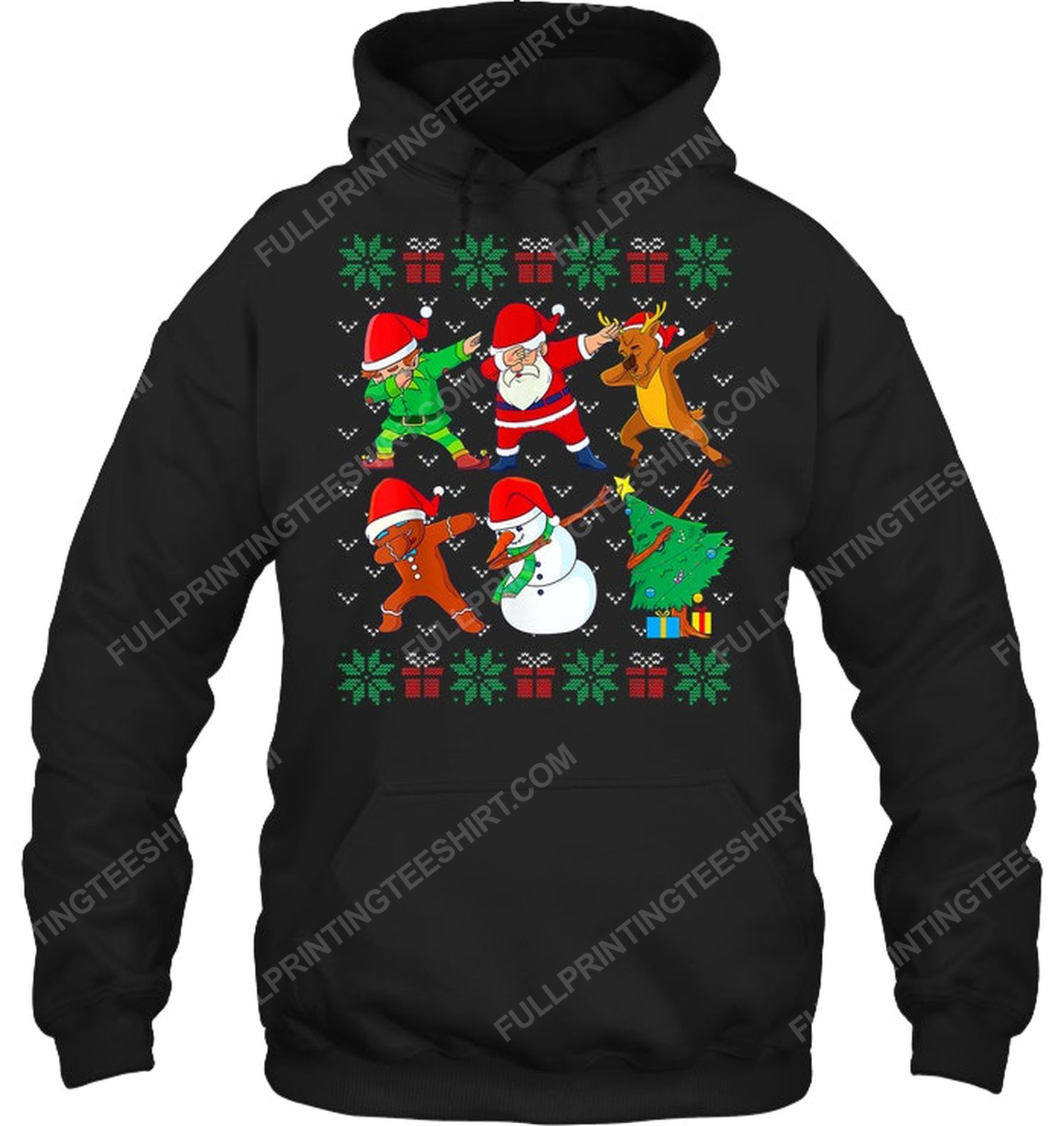 Santa dab squad christmas night hoodie