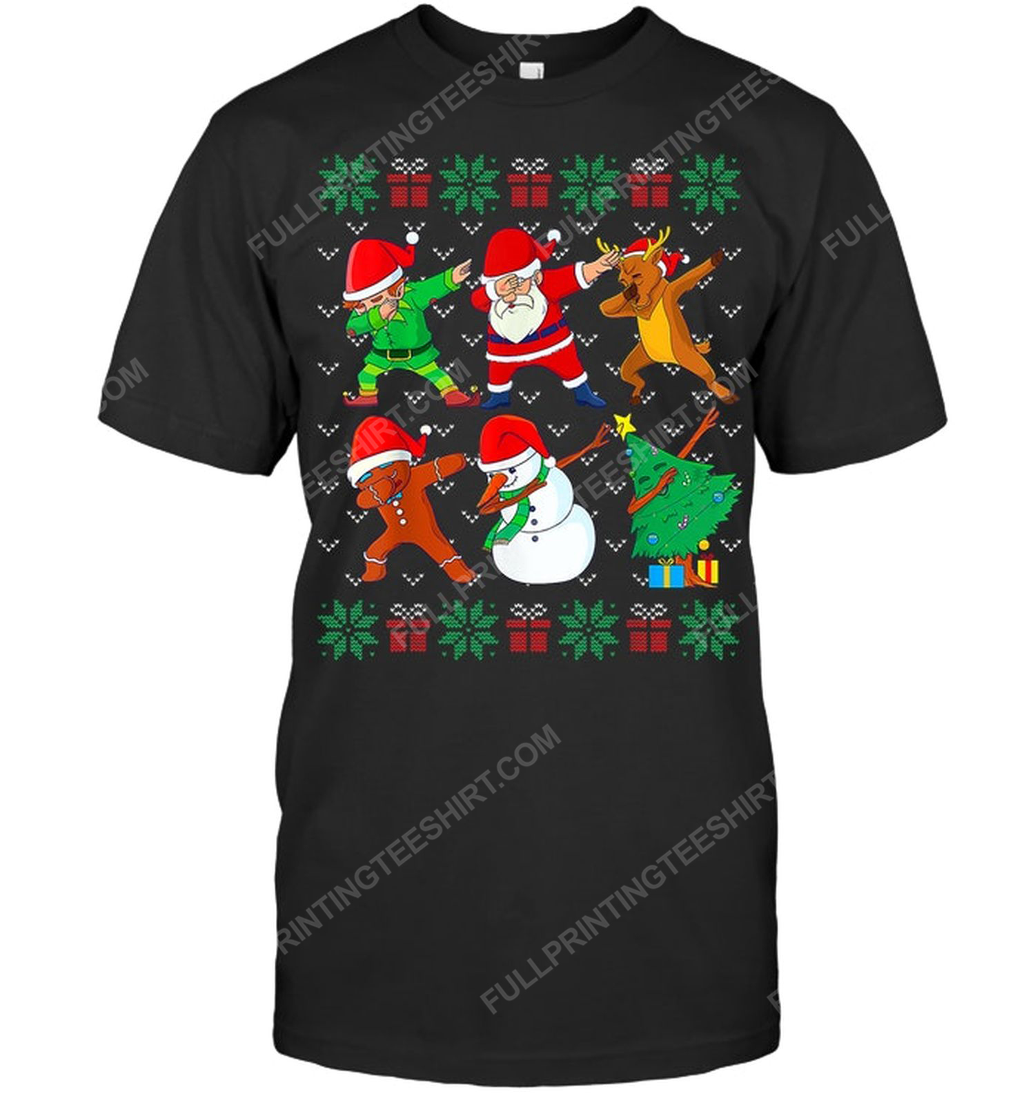 Santa dab squad christmas night tshirt