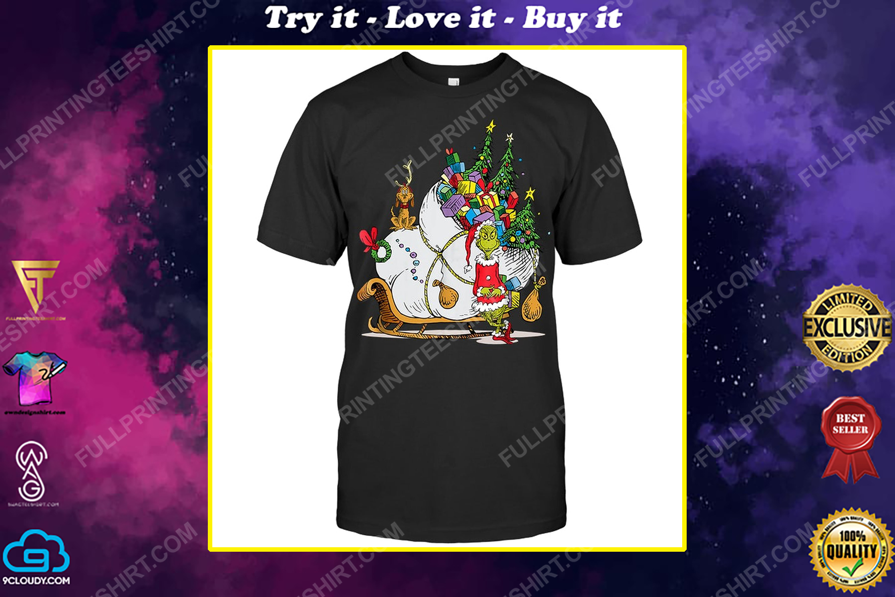 The grinch and christmas gifts shirt