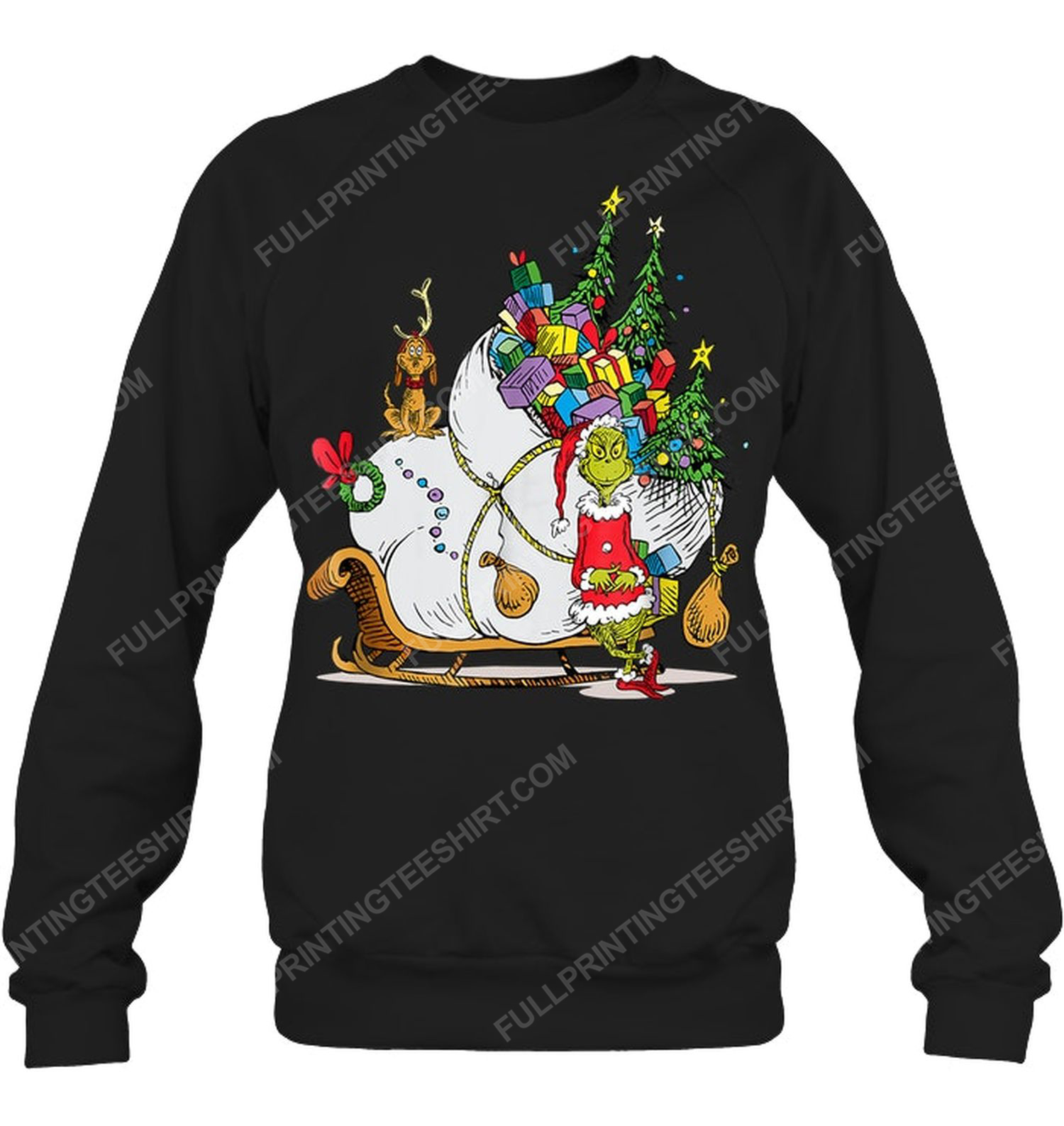 The grinch and christmas gifts sweatshirt