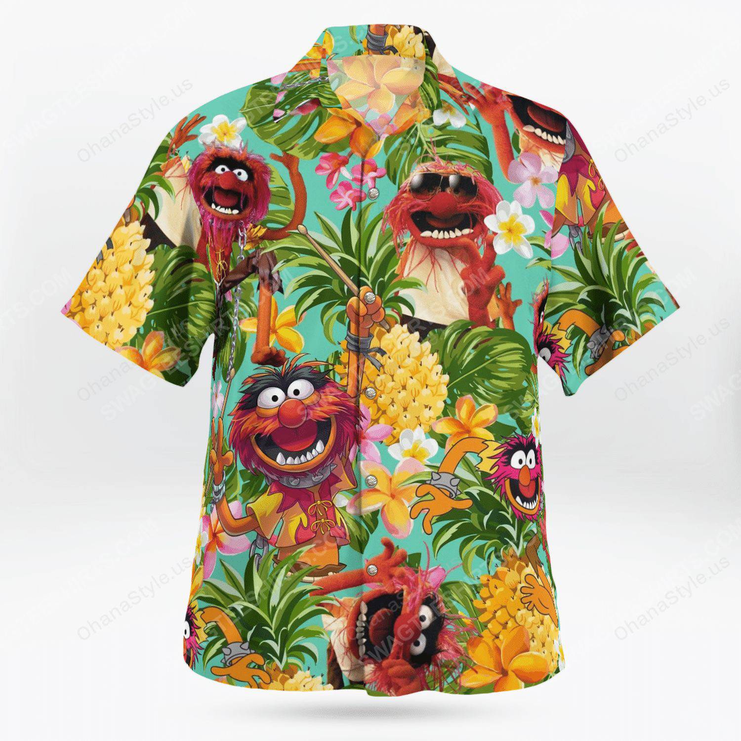 The muppet show animal tropical hawaiian shirt 2