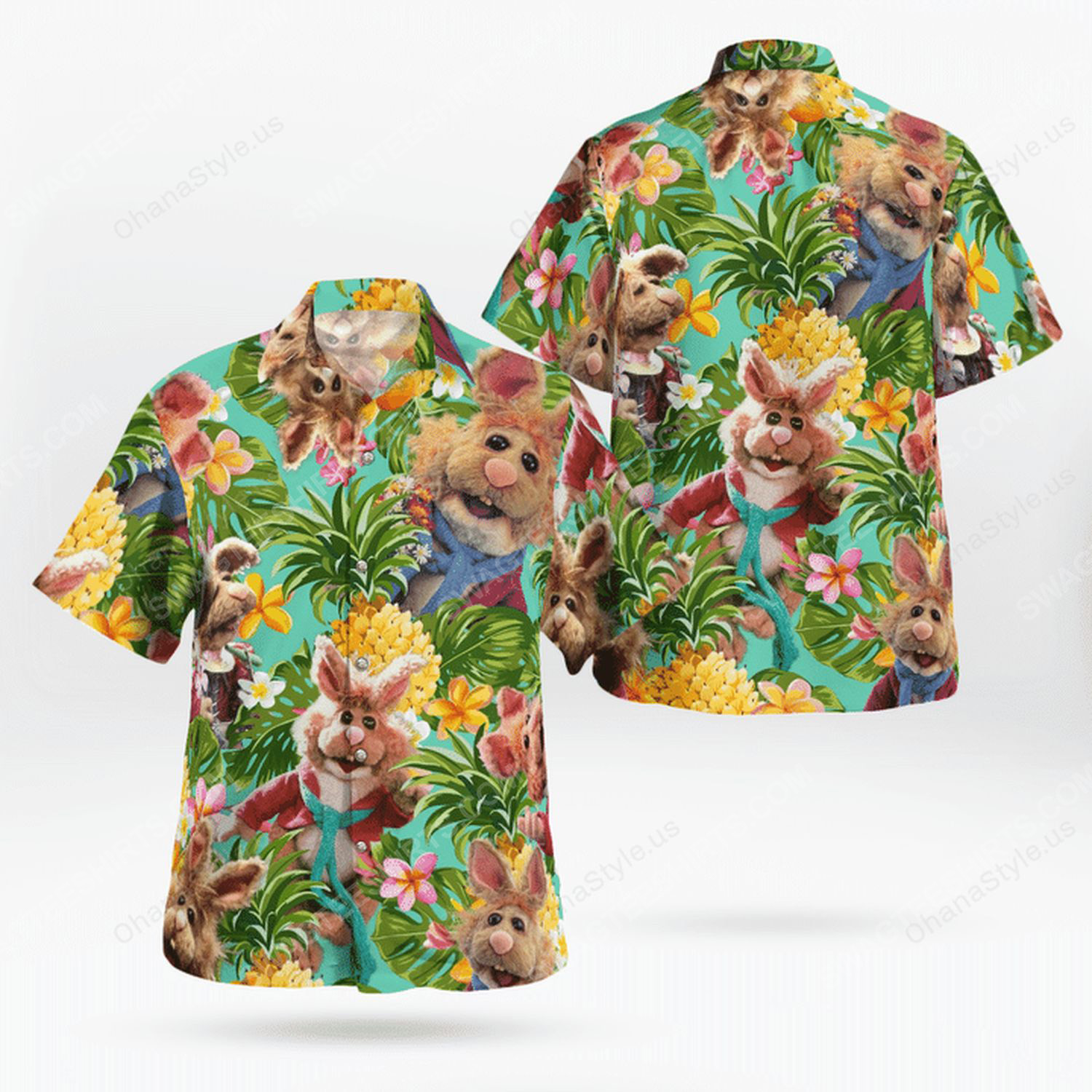 The muppet show bean bunny hawaiian shirt 3