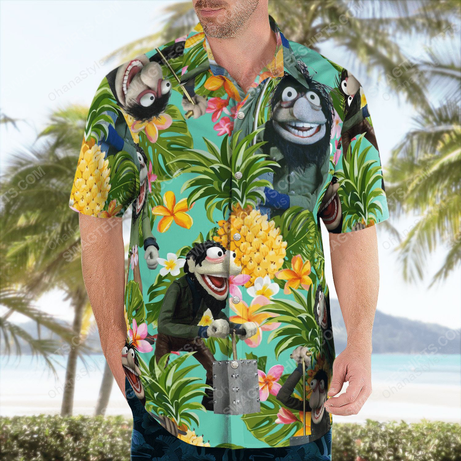 The muppet show crazy harry hawaiian shirt 3