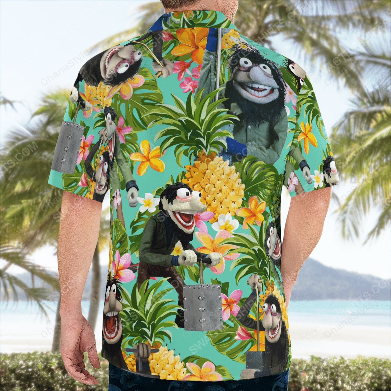 The muppet show crazy harry hawaiian shirt 4