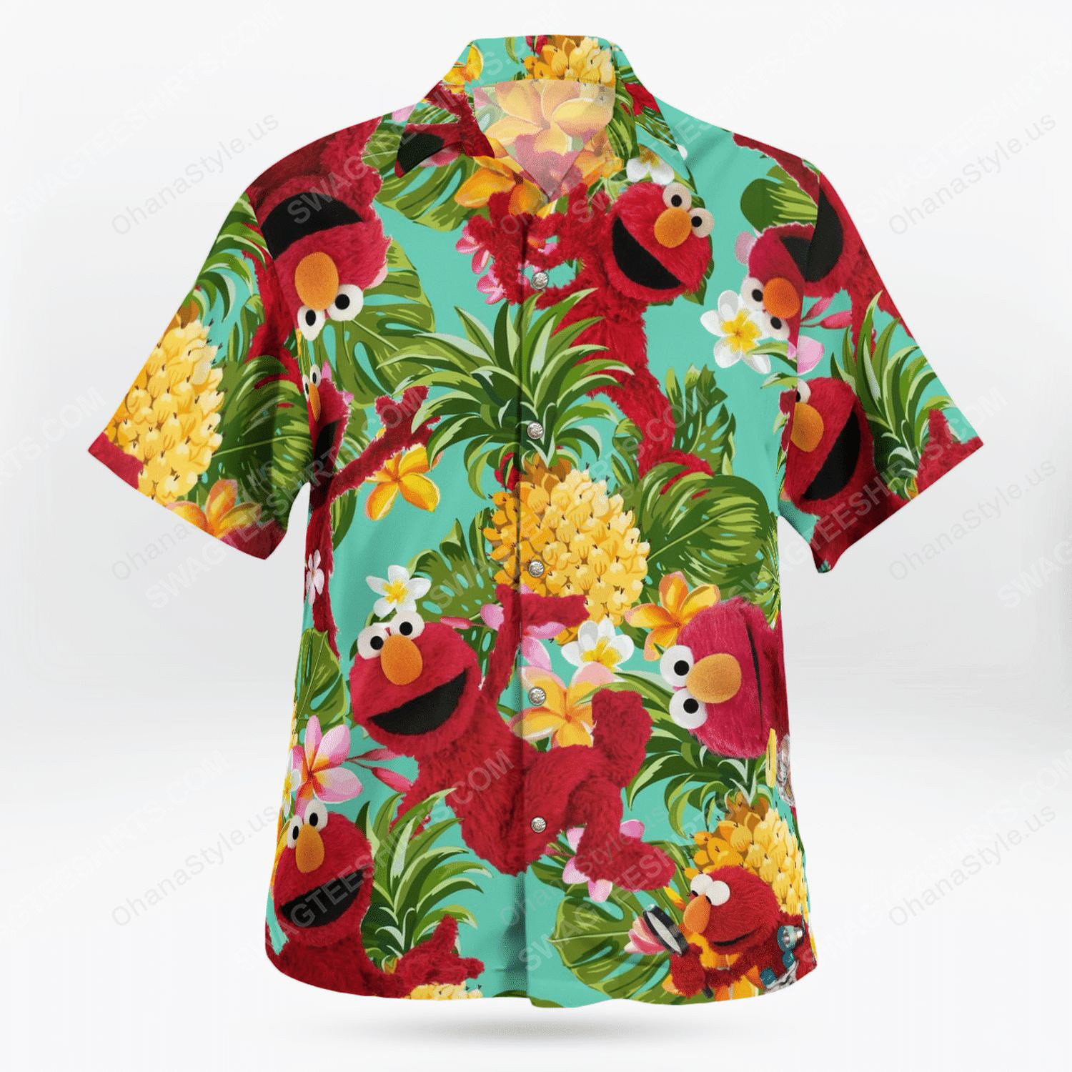 The muppet show elmo hawaiian shirt 2