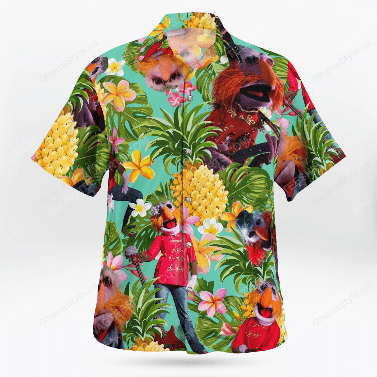 The muppet show floyd pepper tropical hawaiian shirt 2
