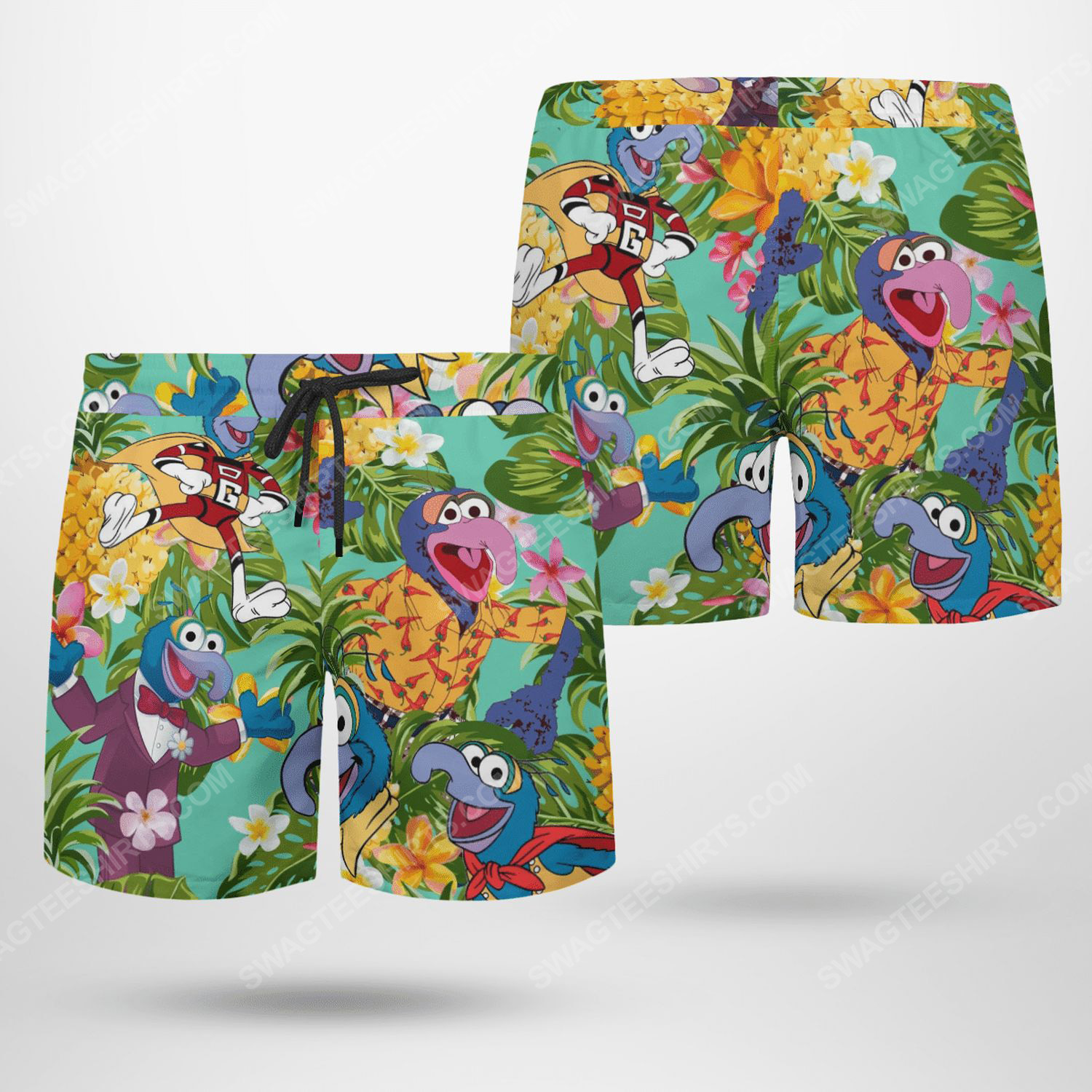 The muppet show gonzo beach shorts