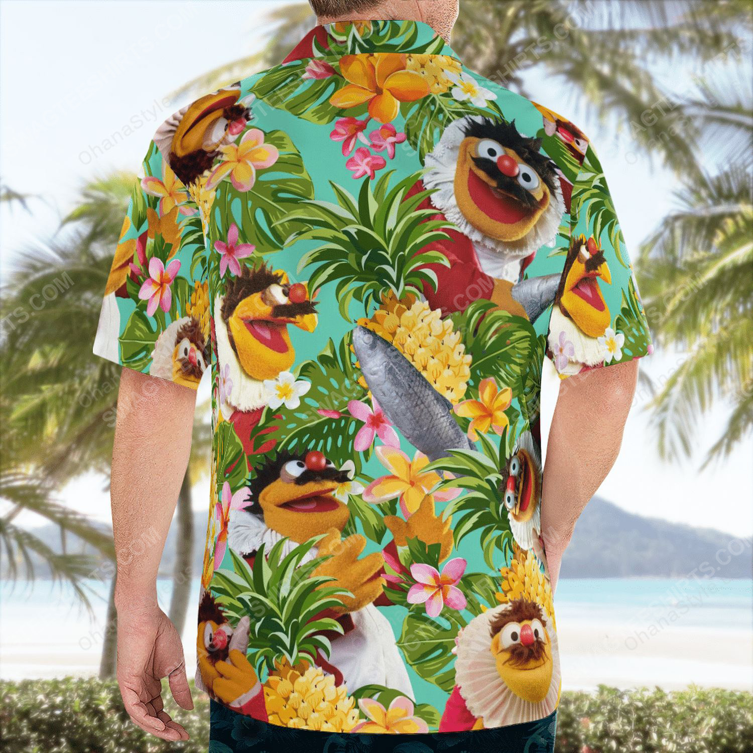 The muppet show lew zealand hawaiian shirt 4