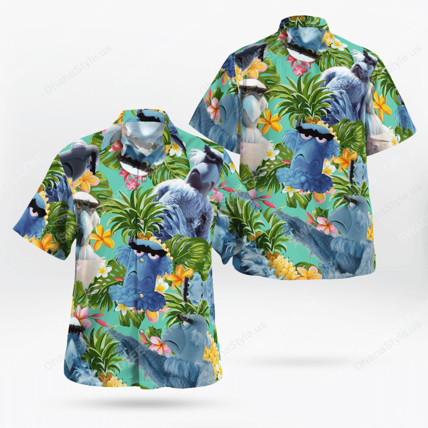 The muppet show sam the eagle hawaiian shirt 1