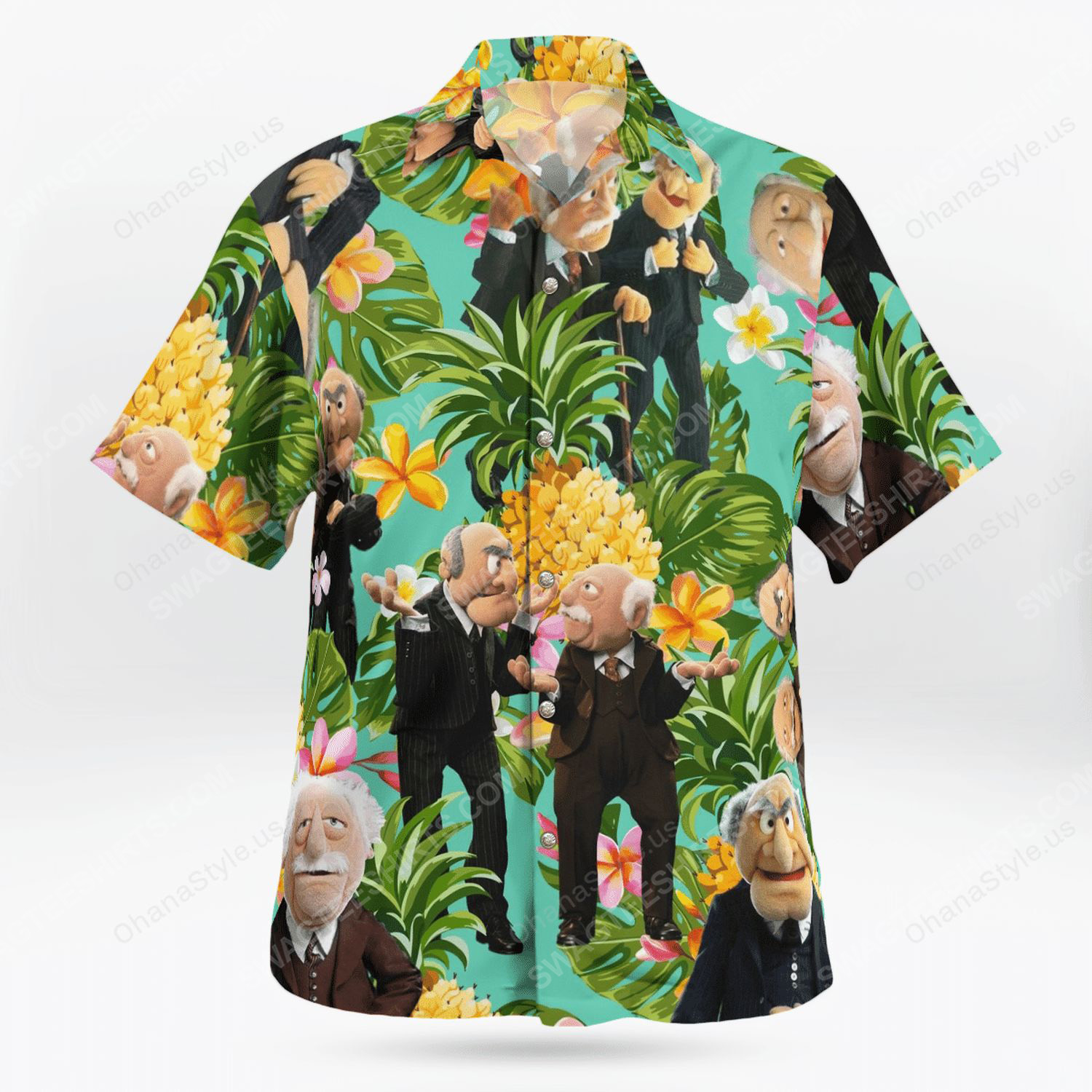 The muppet show statler and waldorf hawaiian shirt 2