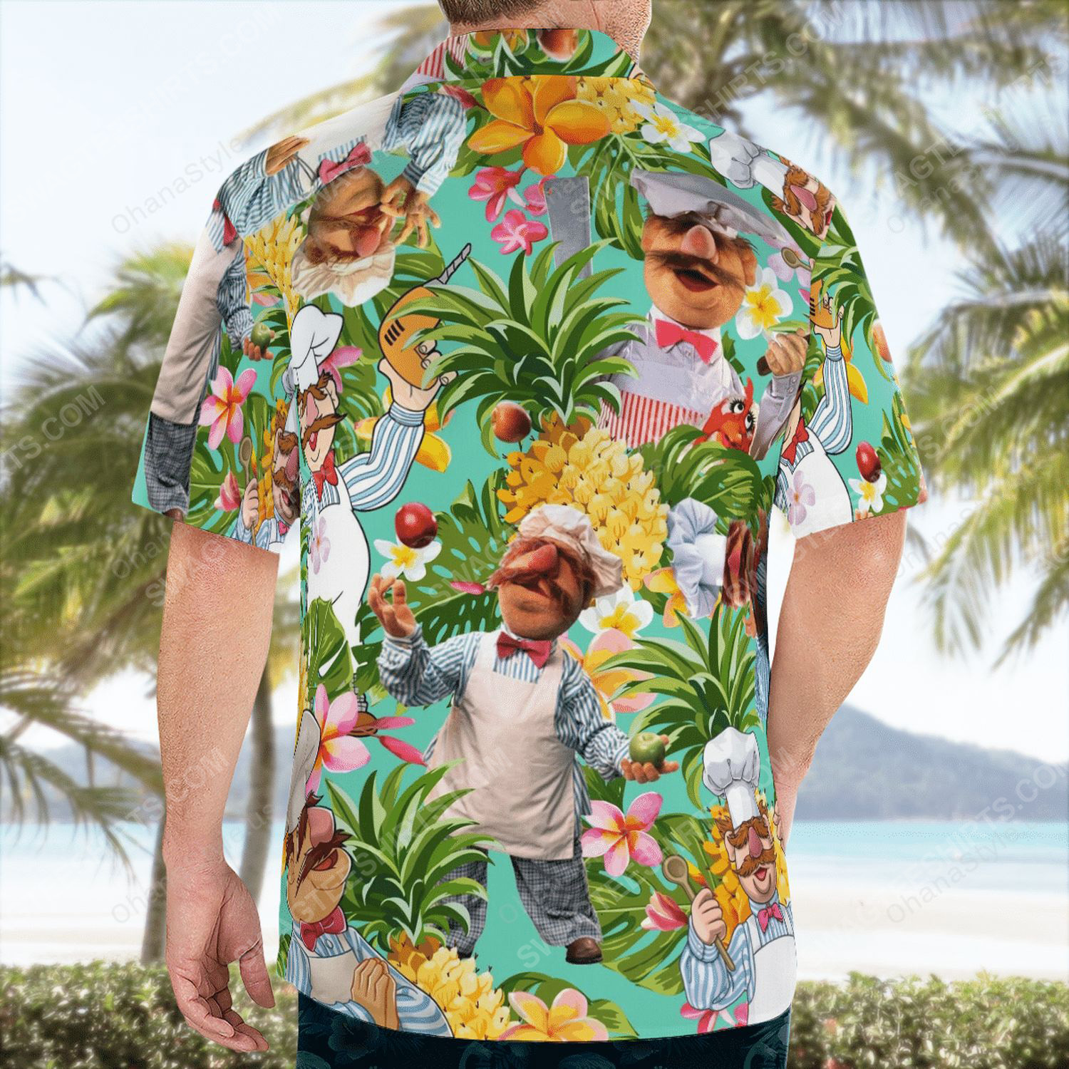 The muppet show swedish chef hawaiian shirt 4