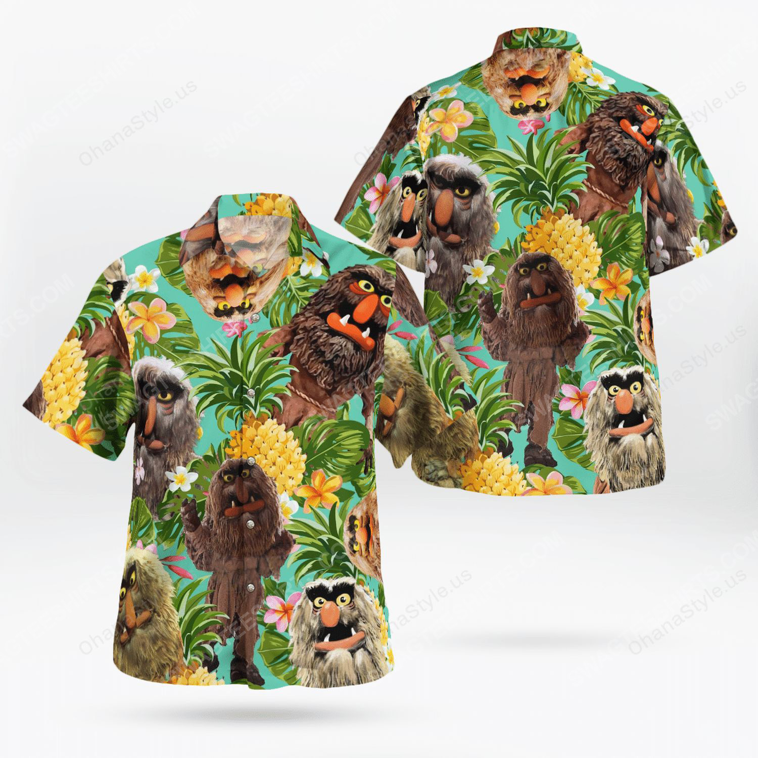 The muppet show sweetums hawaiian shirt 1