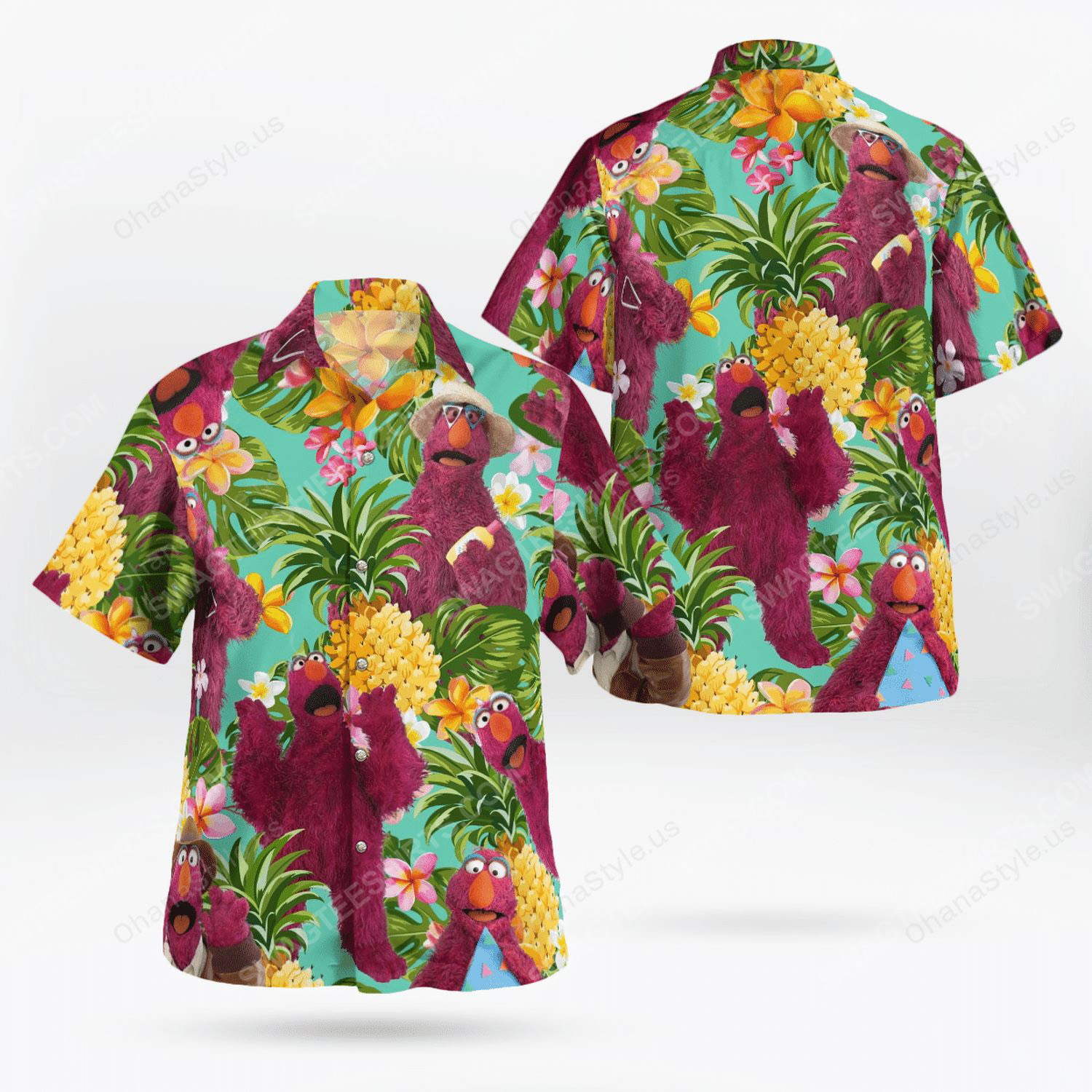 The muppet show telly monster hawaiian shirt 1