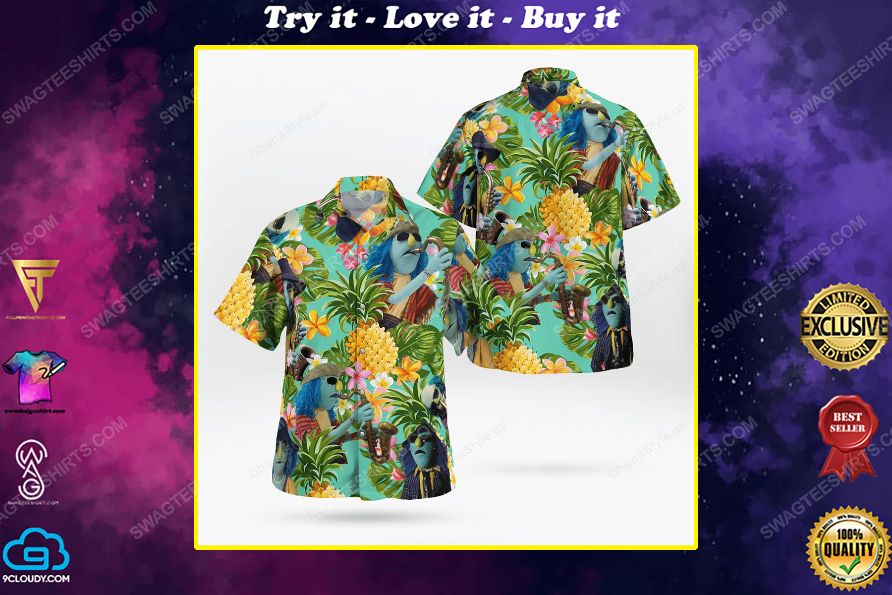 The muppet show zoot hawaiian shirt