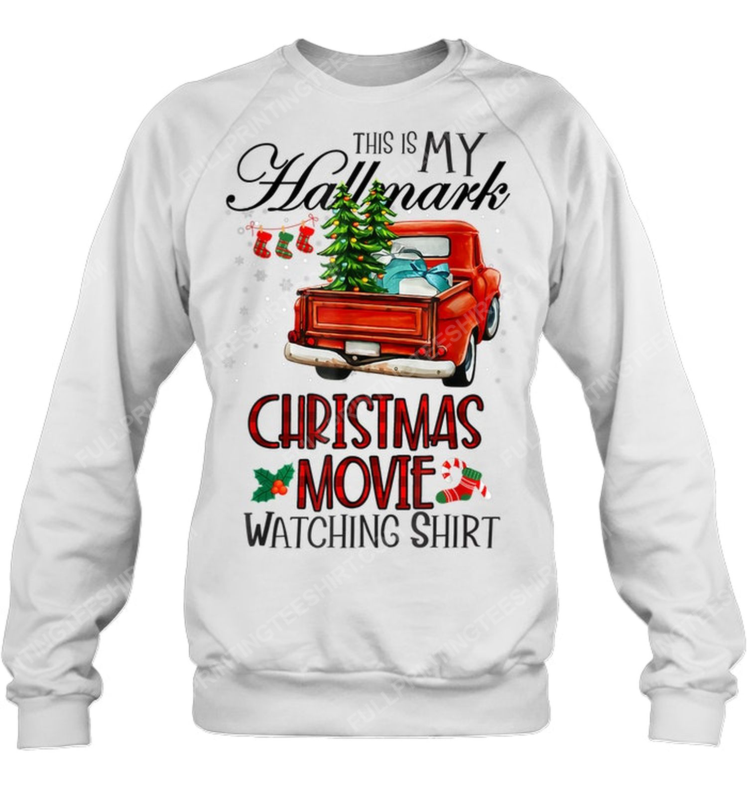This is my hallmark christmas movie watching sweatshirt