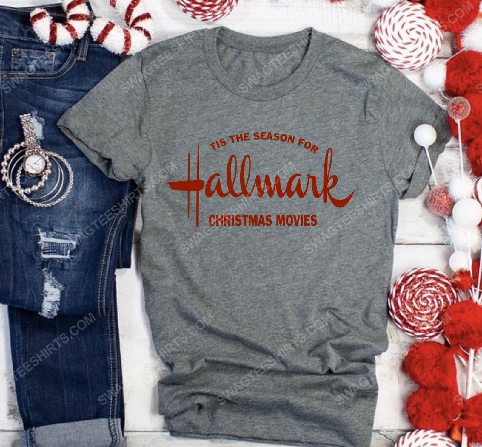 Tis the season for hallmark christmas movies hallmark christmas shirt 2