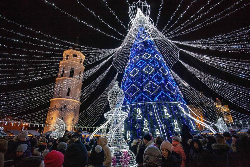 Brilliant Christmas trees around the world