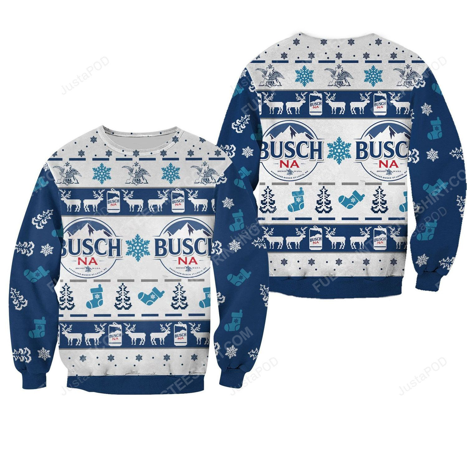 Busch na christmas gift ugly christmas sweater
