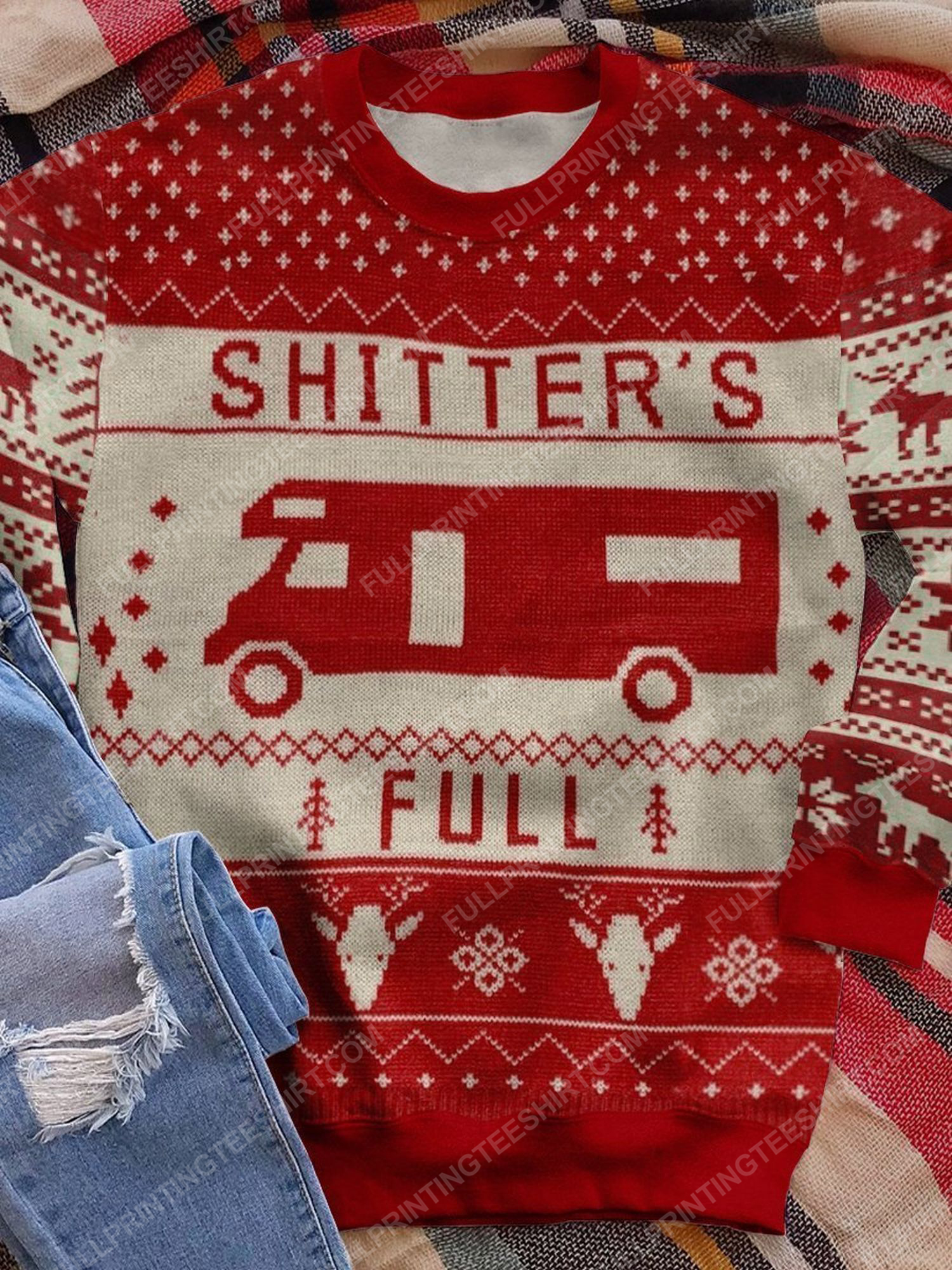 Christmas vacation shitter's full full print shirt 2