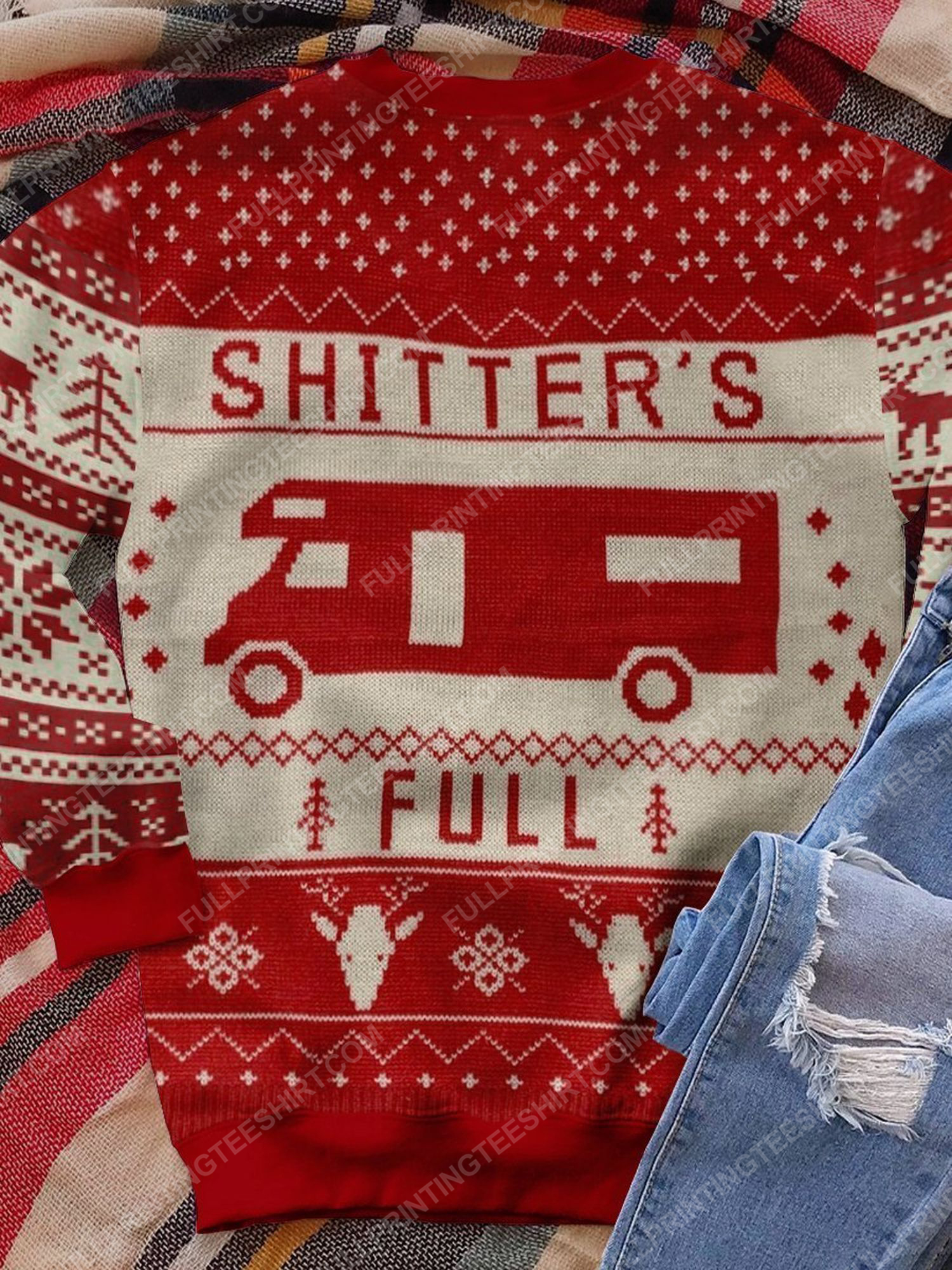 Christmas vacation shitter's full full print shirt 3