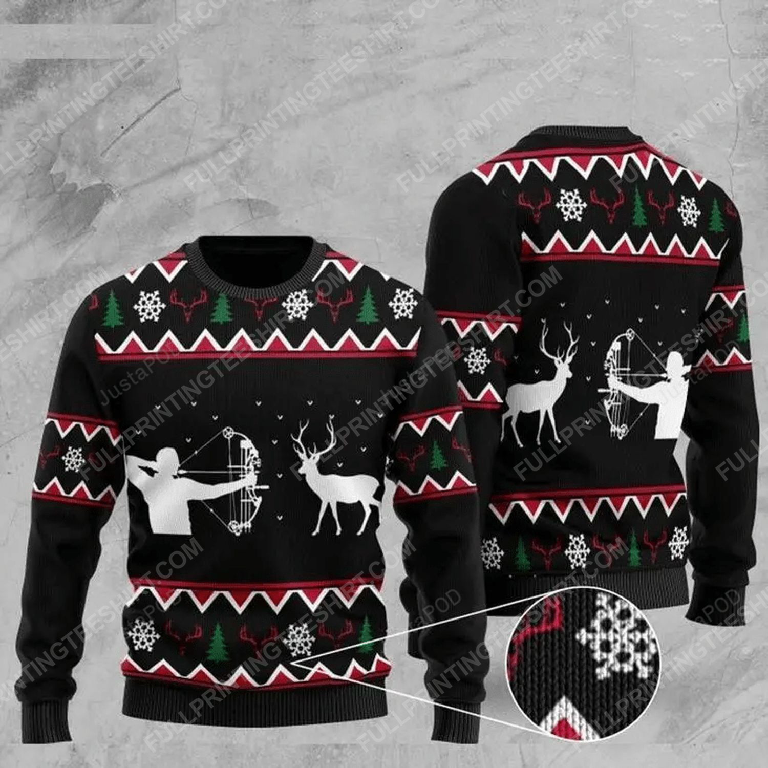 Deer hunting christmas gift ugly christmas sweater