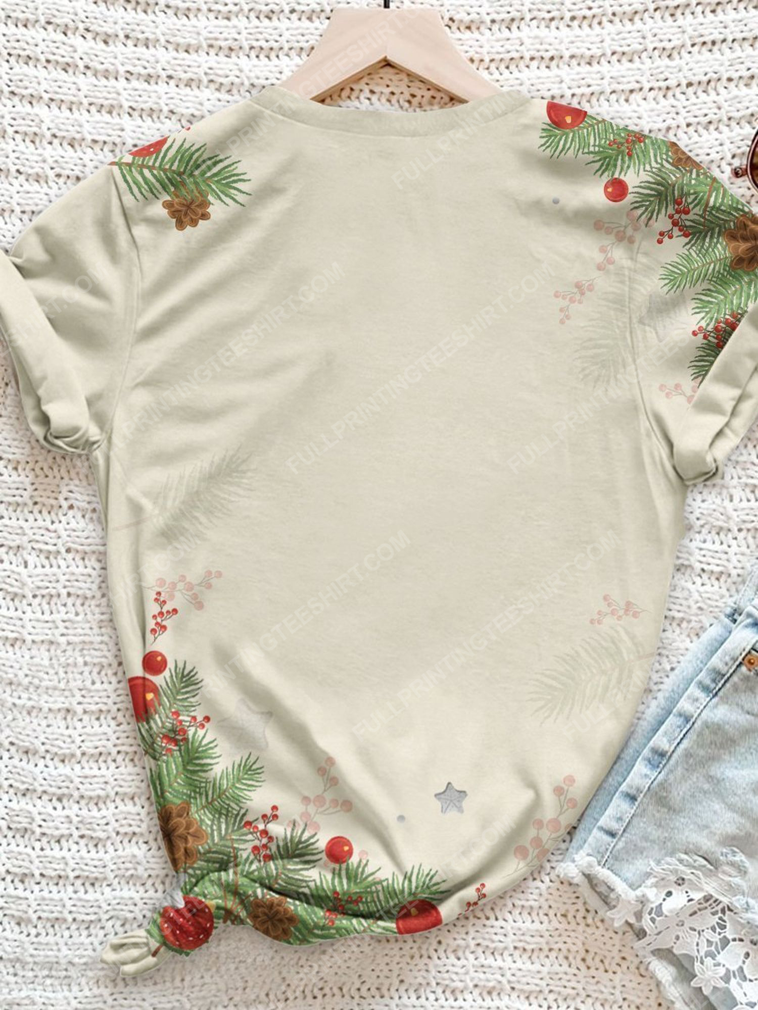 Happy holiday baby it's cold outside full print shirt
