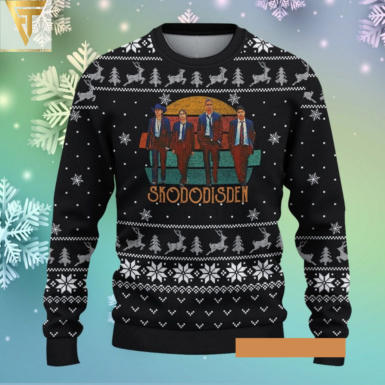 Native american skododisden ugly christmas sweater - Copy (2)