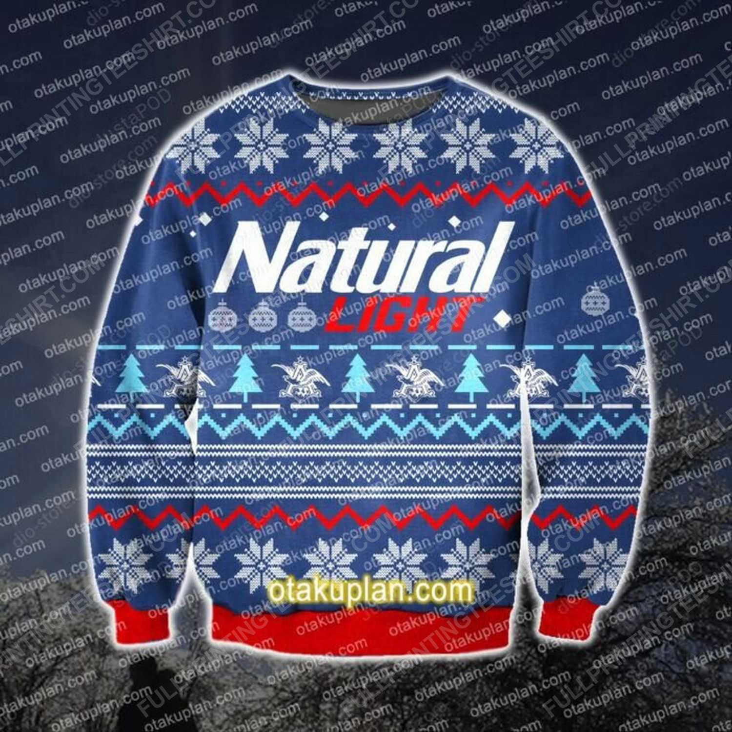 Natural light christmas gift ugly christmas sweater