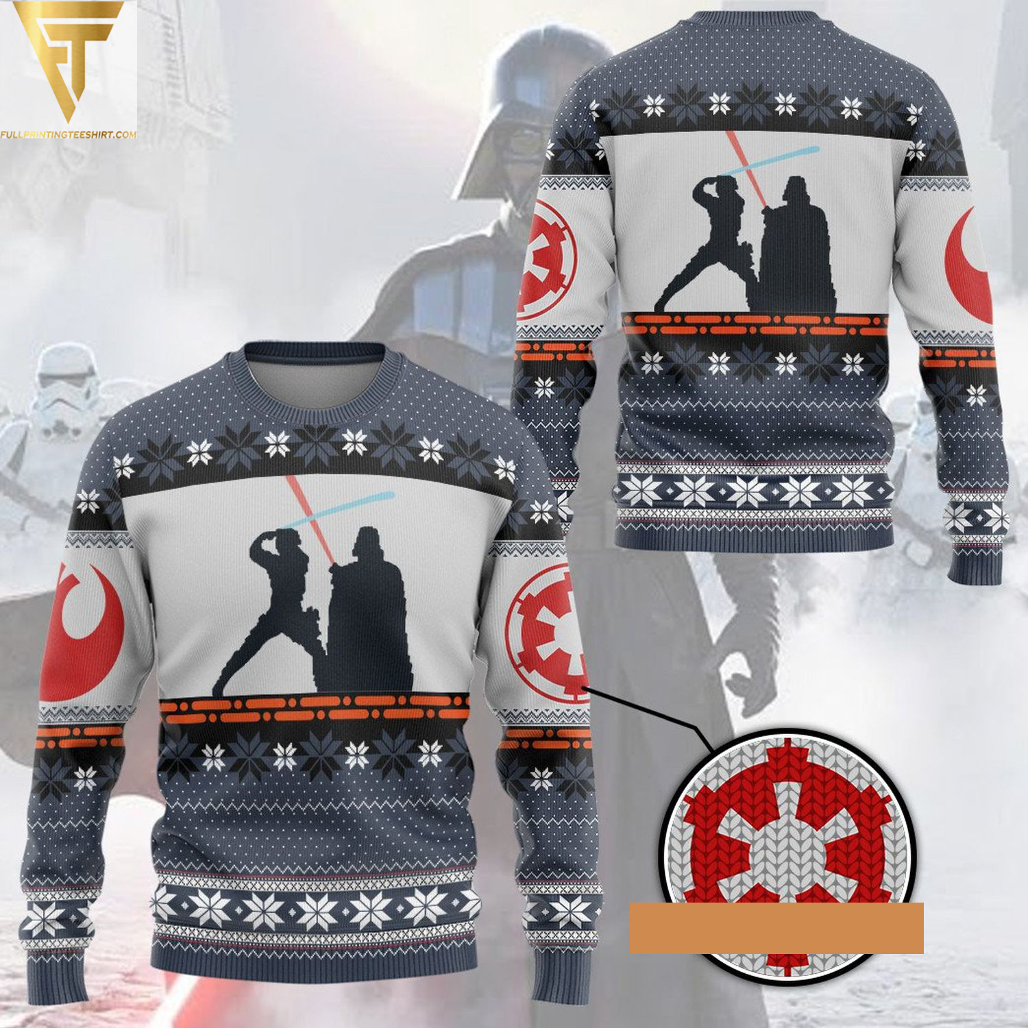 Star wars darth vader christmas gift ugly christmas sweater - Copy (2)