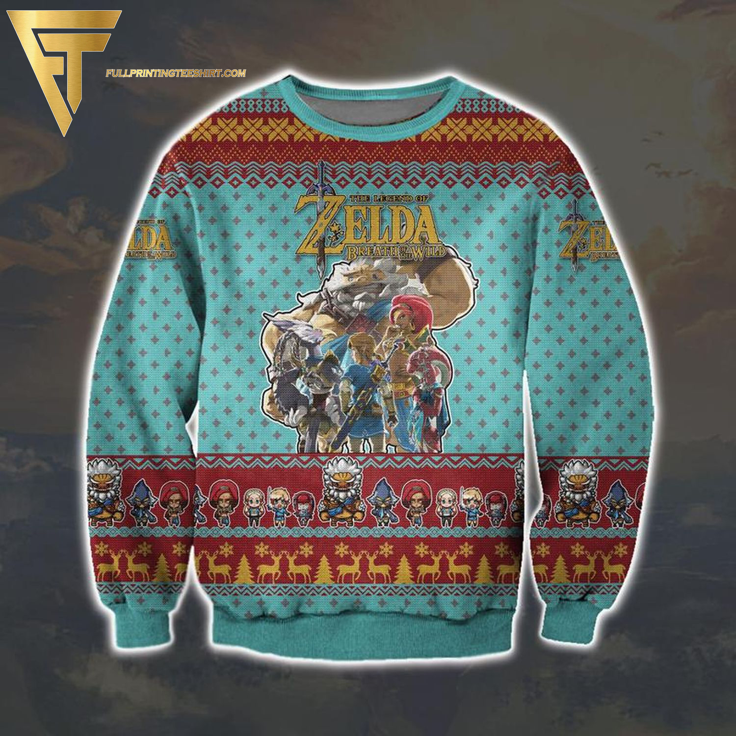 The Legend of Zelda Full Print Ugly Christmas Sweater