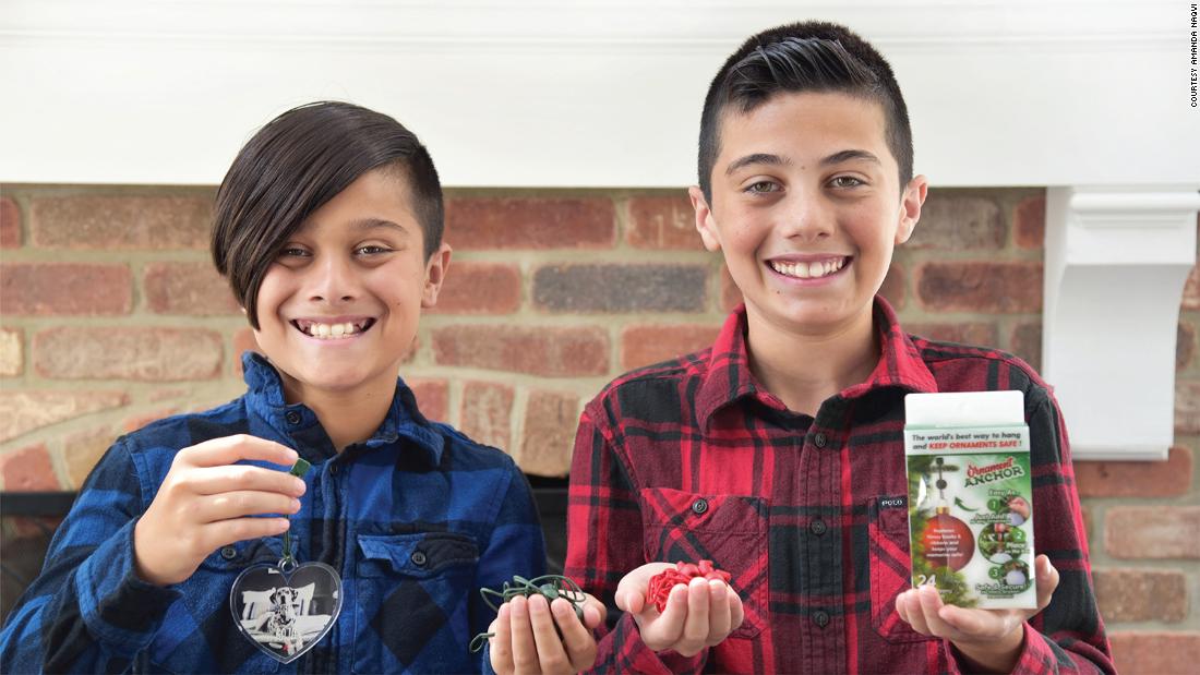 Two boys make hundreds of thousands of dollars thanks to self-invented products