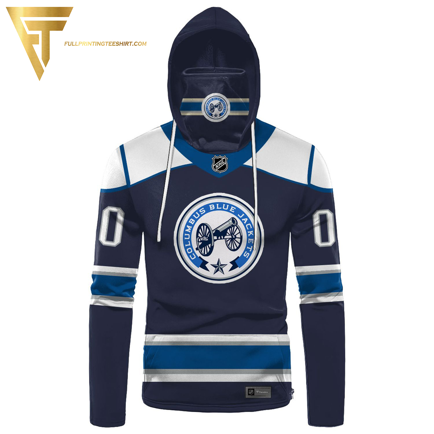 Custom The Columbus Blue Jackets Hockey Full Print Shirt