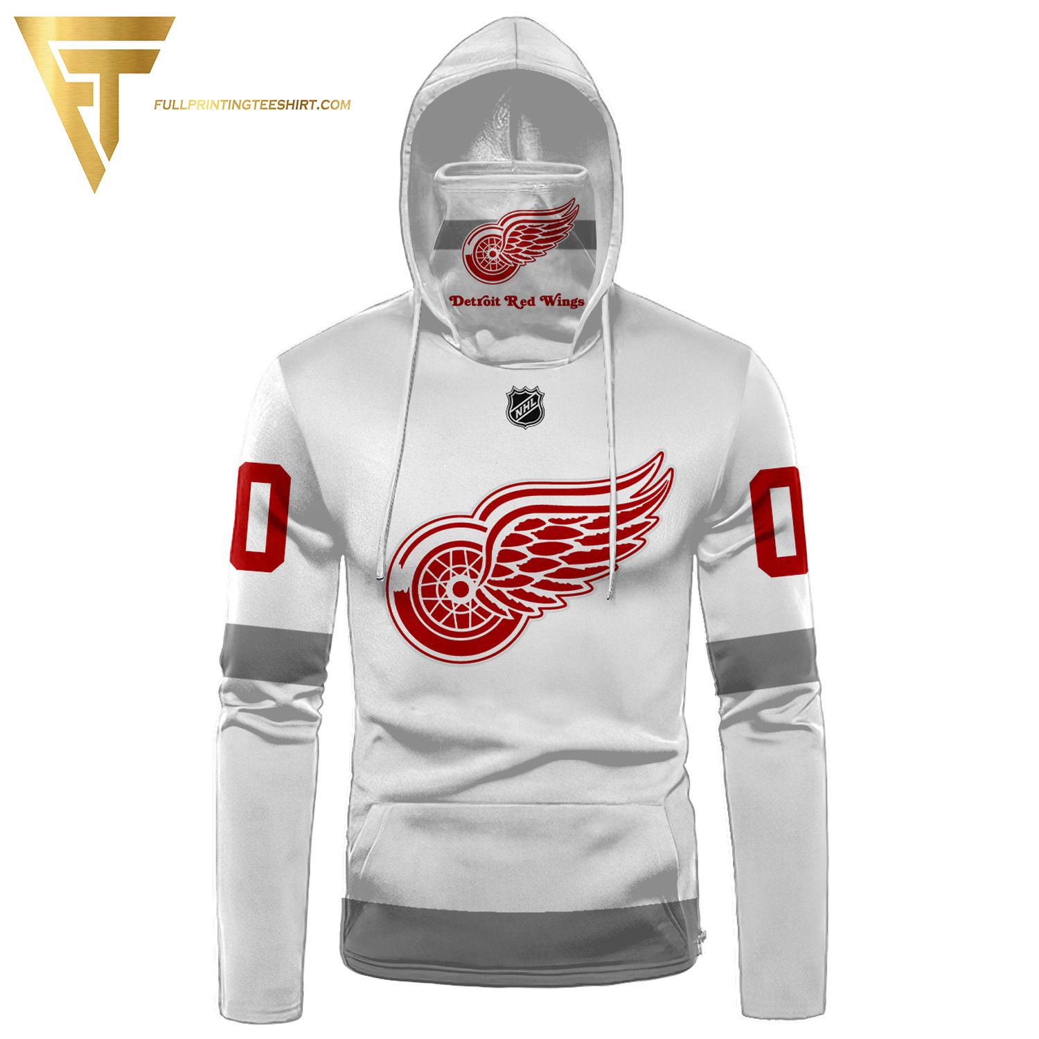 Custom The Detroit Red Wings NHL Full Print Shirt