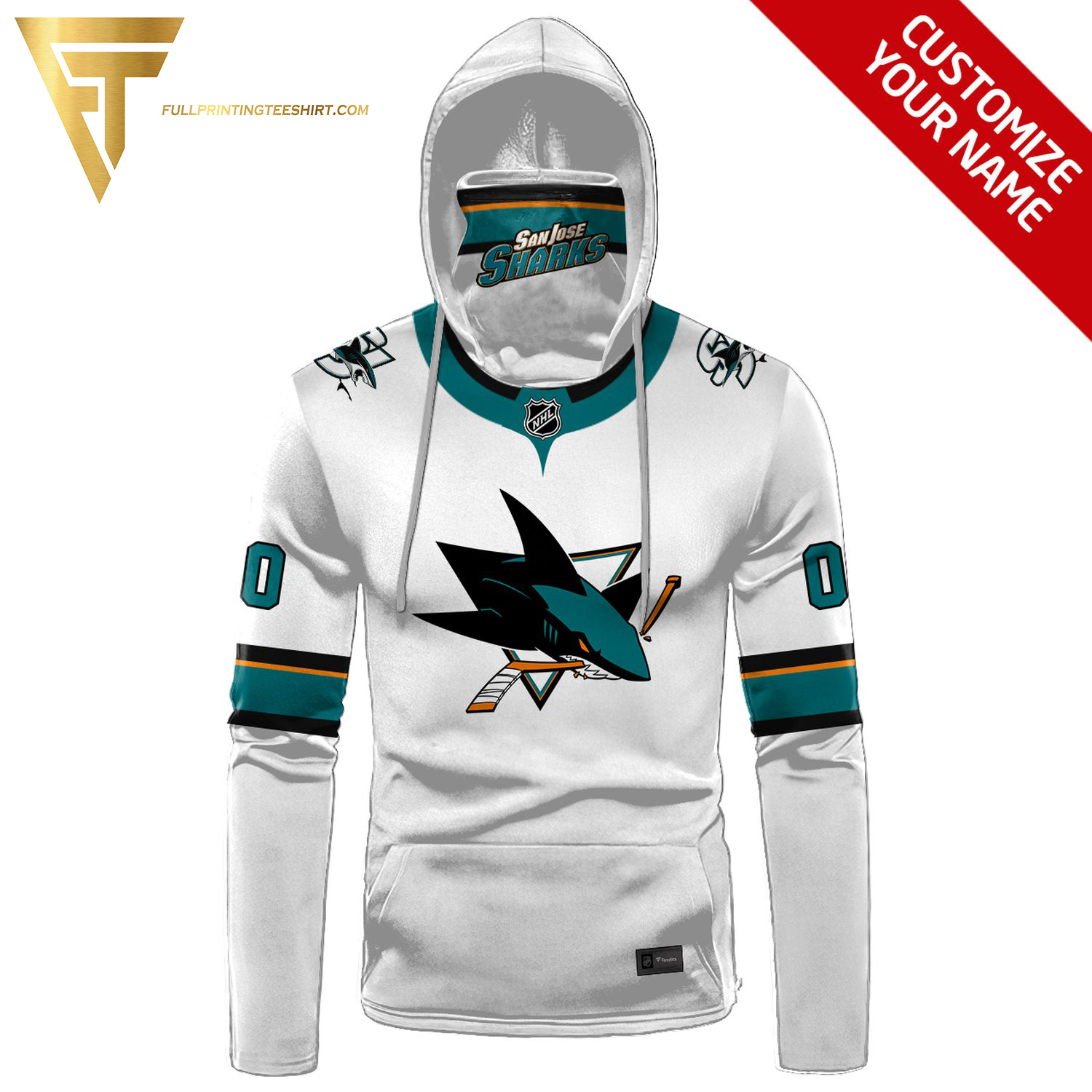 Custom The San Jose Sharks Hockey Full Print Shirt